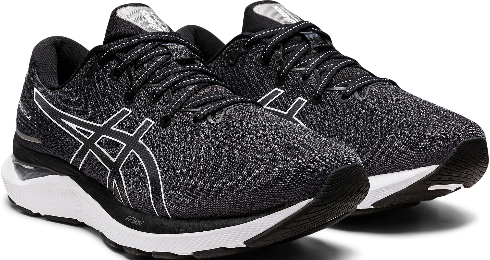 ASICS Tekaški čevelj 'Cumulus 24' črna / bela - Pepit.si