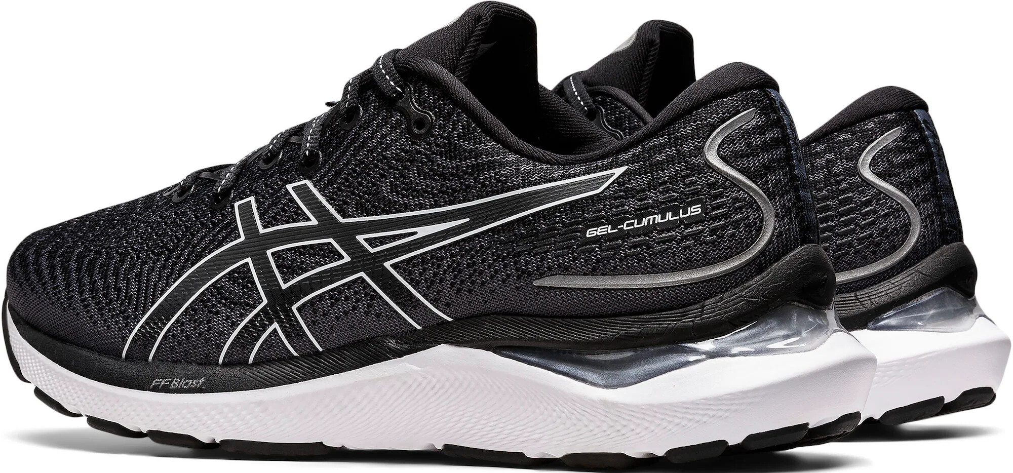 ASICS Tekaški čevelj 'Cumulus 24' črna / bela - Pepit.si