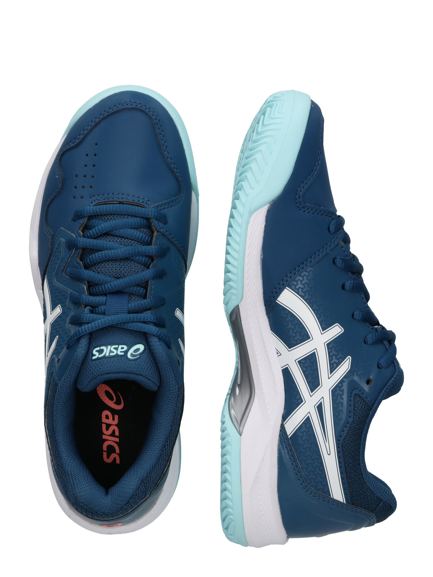 ASICS Tekaški čevelj 'GEL-DEDICATE 7 CLAY' petrol / bela - Pepit.si