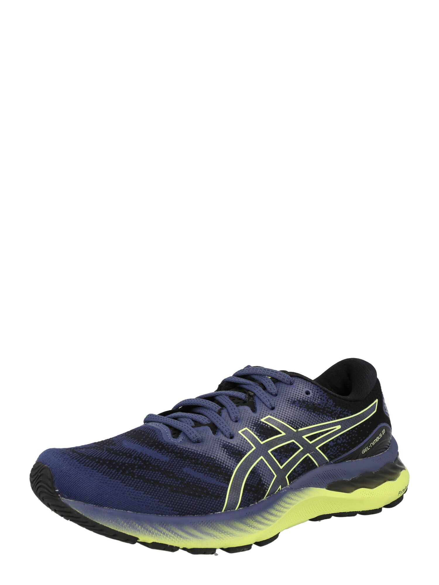 ASICS Tekaški čevelj 'Gel-Nimbus 23' neonsko rumena / temno modra / črna / golobje modra - Pepit.si