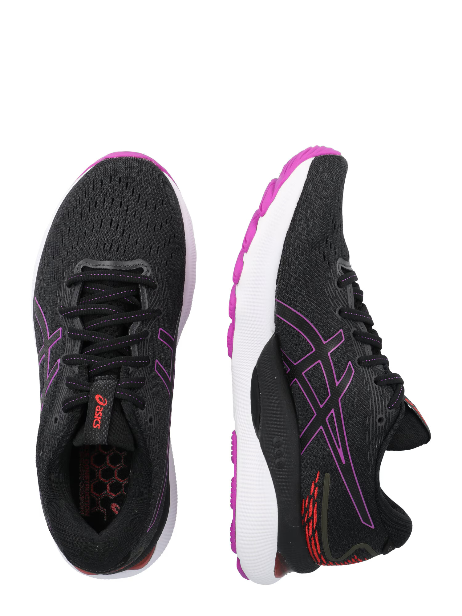 ASICS Tekaški čevelj 'Gel Nimbus 24' lila / rdeča / črna / bela - Pepit.si