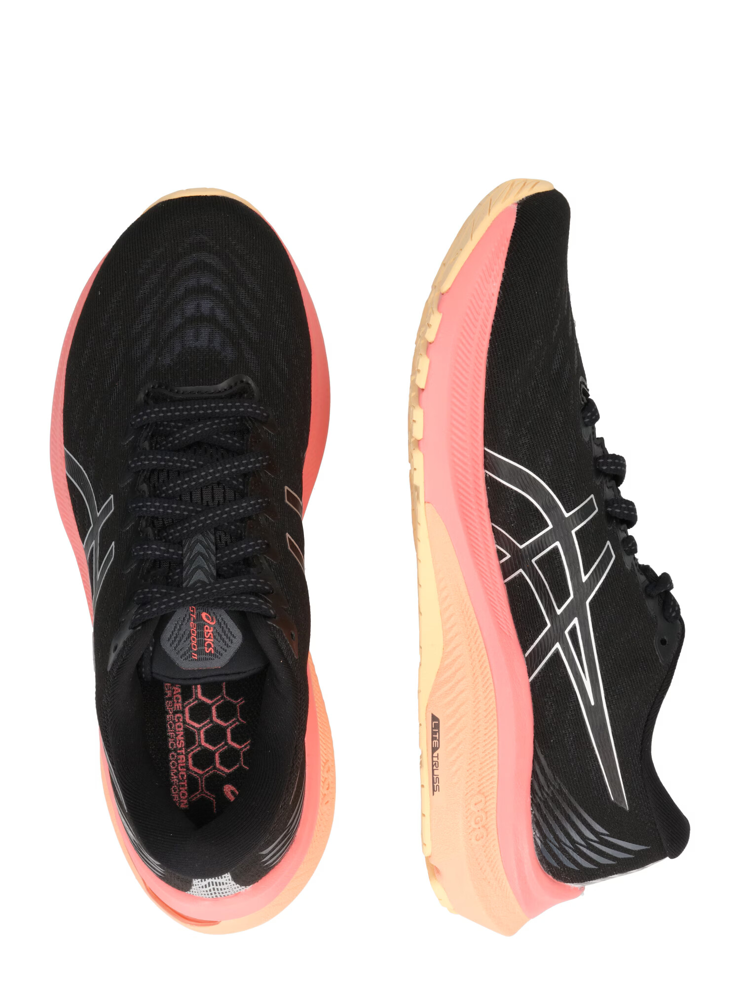 ASICS Tekaški čevelj 'GT-2000 11' oranžna / rdeča / črna / bela - Pepit.si