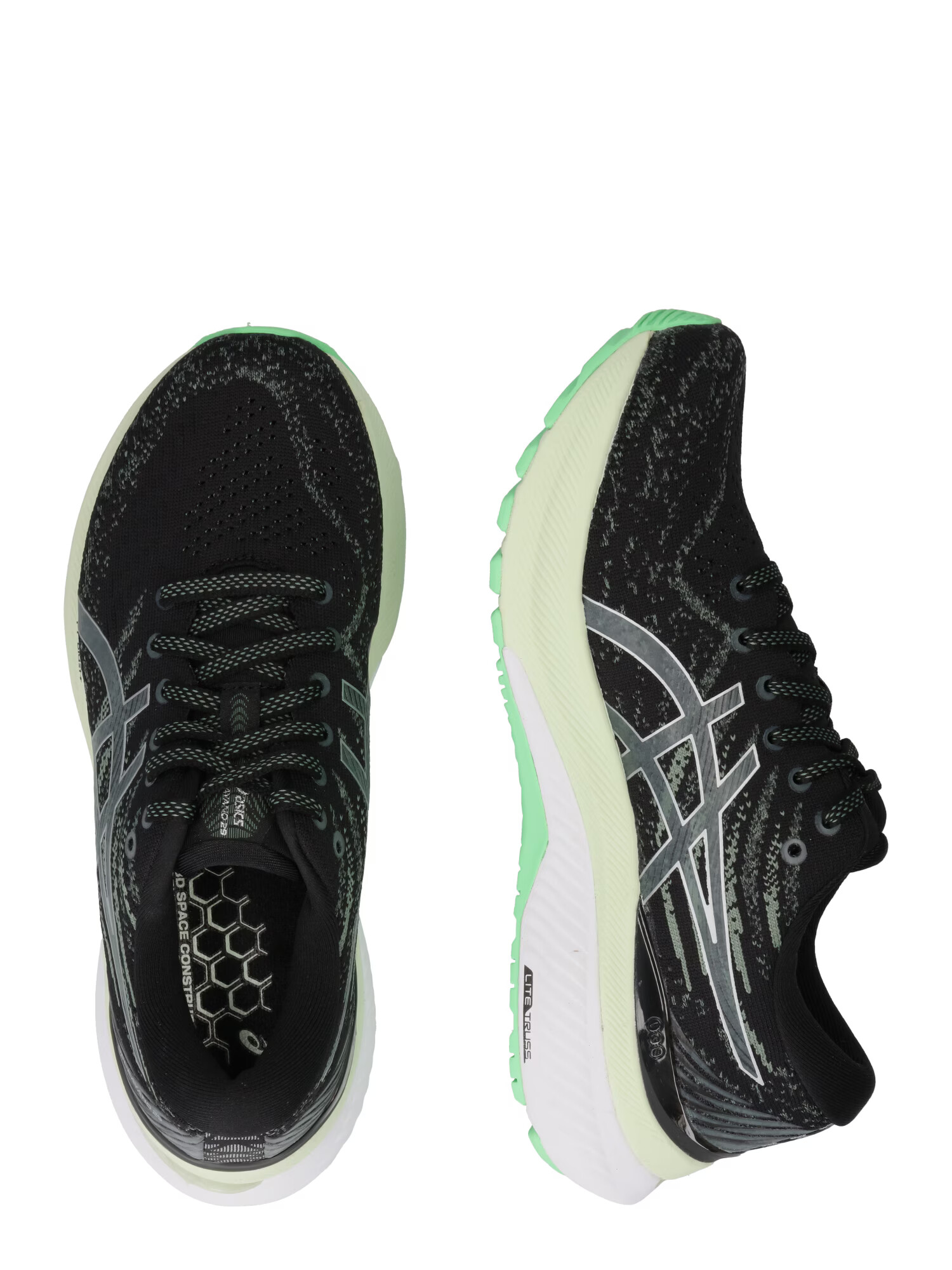 ASICS Tekaški čevelj 'KAYANO' siva / limeta / črna - Pepit.si