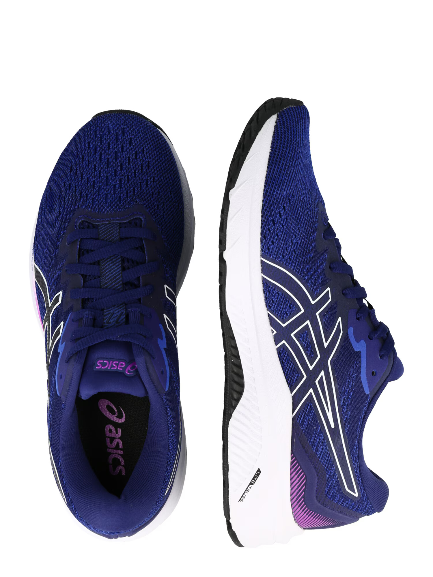 ASICS Tekaški čevelj 'GT-1000 11' modra / roza / črna / bela - Pepit.si