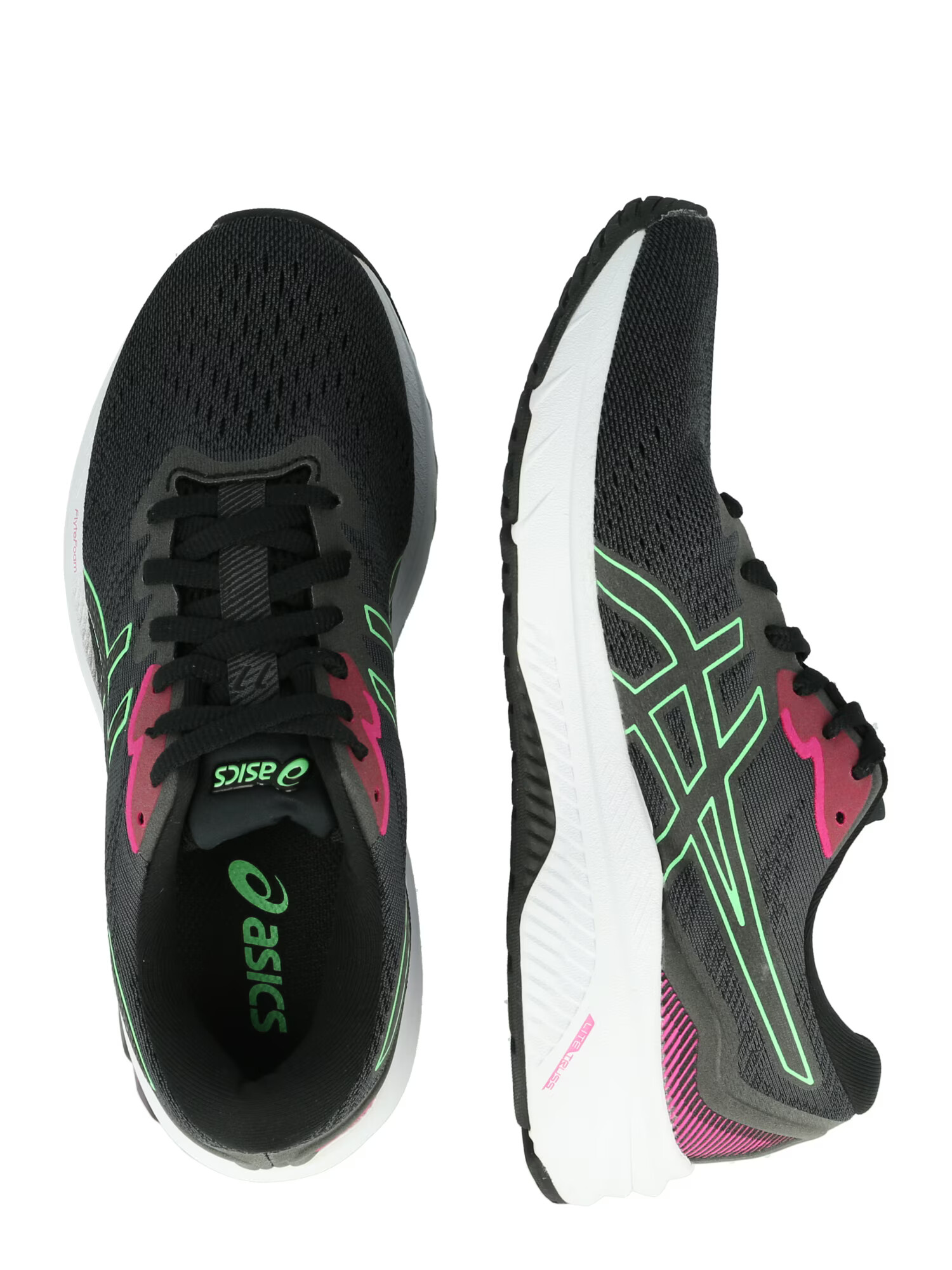 ASICS Tekaški čevelj neonsko zelena / roza / črna - Pepit.si