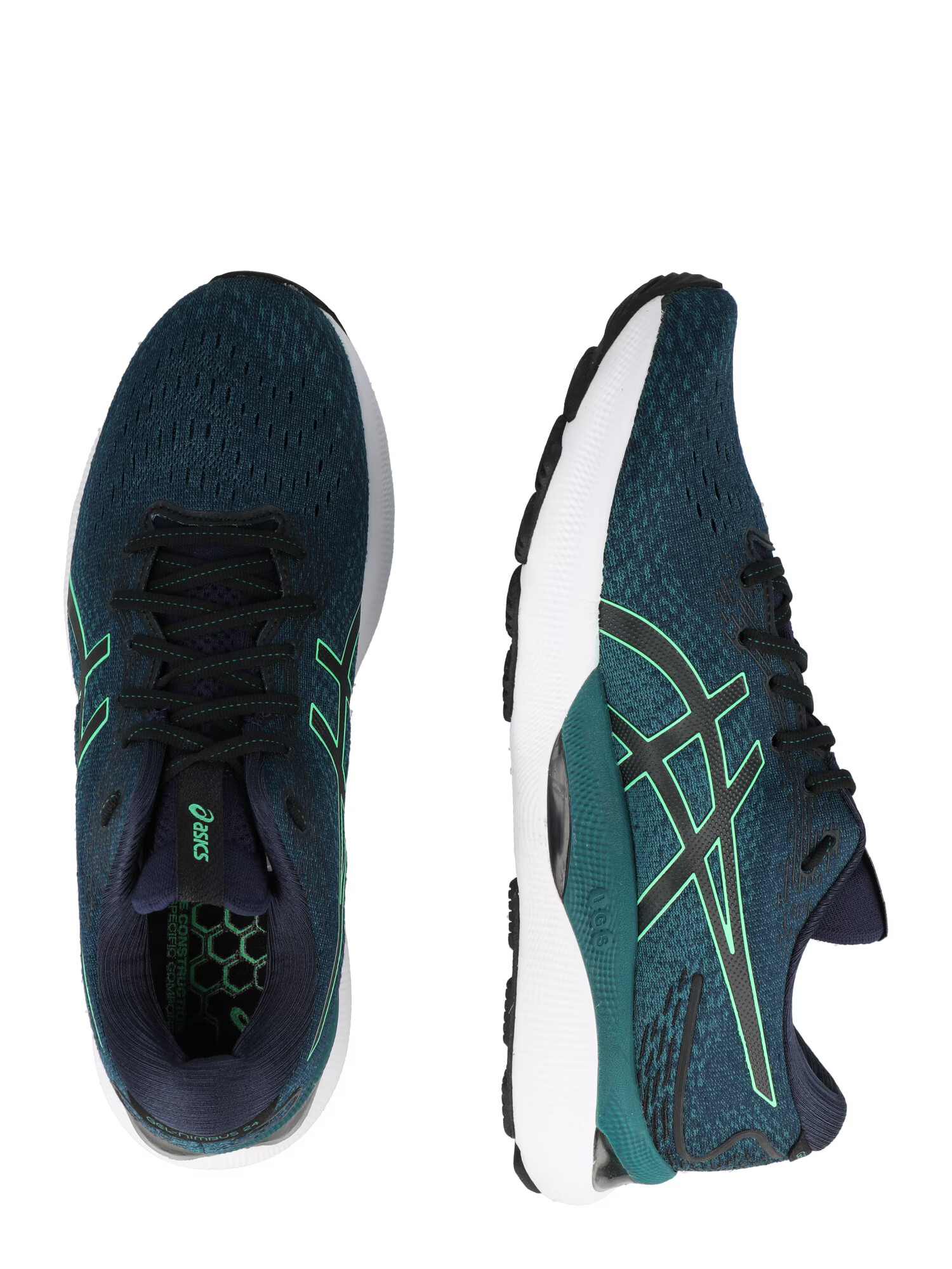 ASICS Tekaški čevelj 'Nimbus 24' petrol / meta / črna - Pepit.si