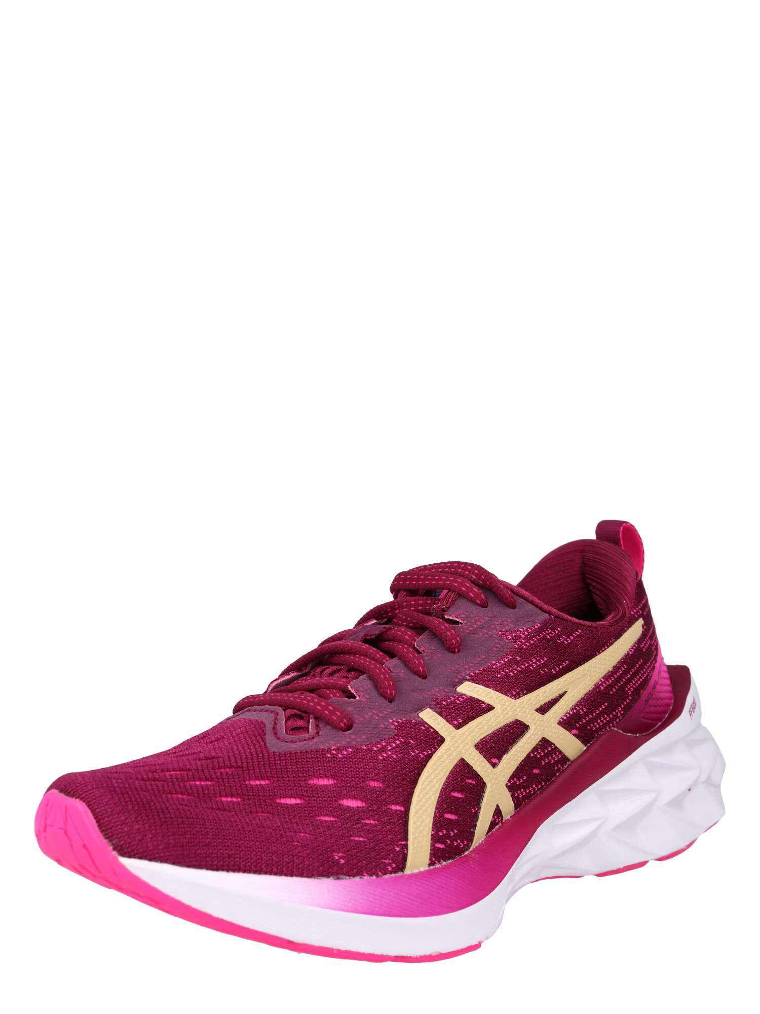 ASICS Tekaški čevelj 'Novablast 2' merlot / roza / pastelno rumena - Pepit.si