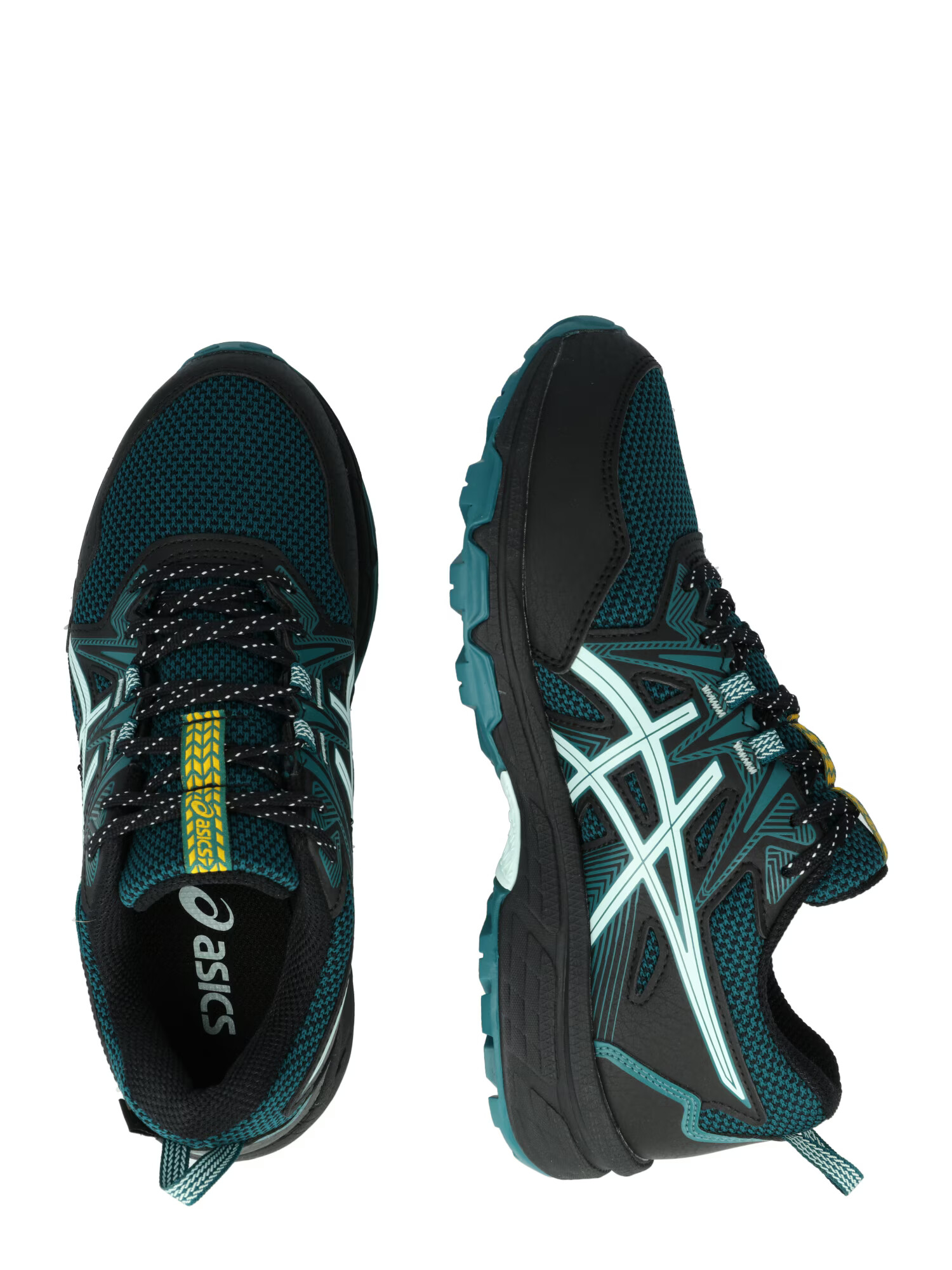 ASICS Tekaški čevelj rumena / temno zelena / bela - Pepit.si