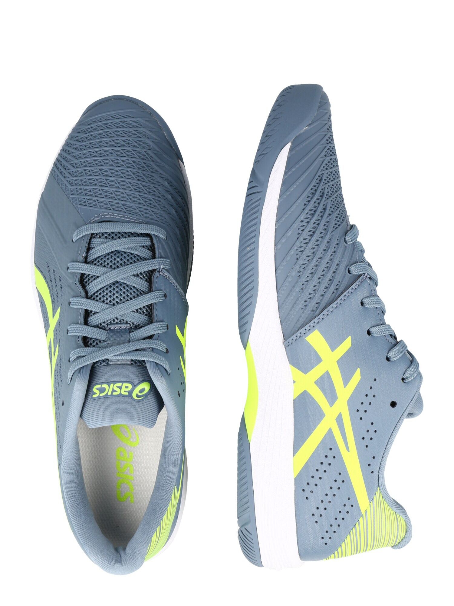 ASICS Športni čevelj 'SOLUTION SWIFT' dimno modra / neonsko zelena - Pepit.si