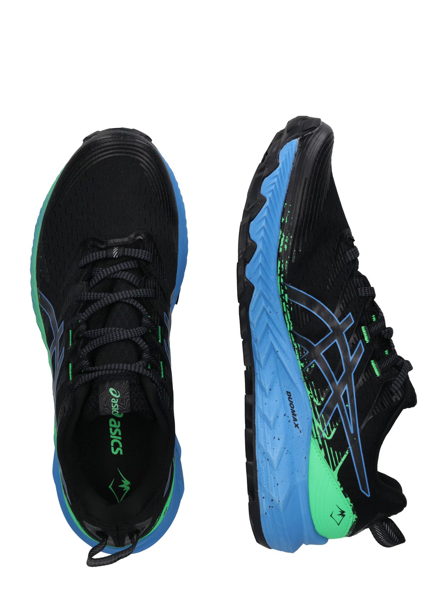 ASICS Tekaški čevelj 'Trabuco 10' modra / neonsko zelena / črna - Pepit.si