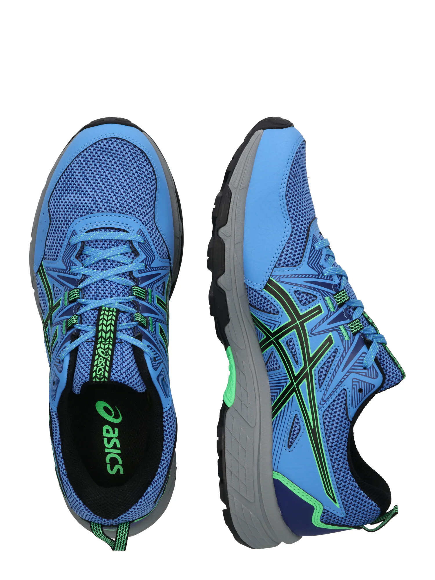 ASICS Tekaški čevelj 'VENTURE 8' modra / neonsko zelena / črna - Pepit.si