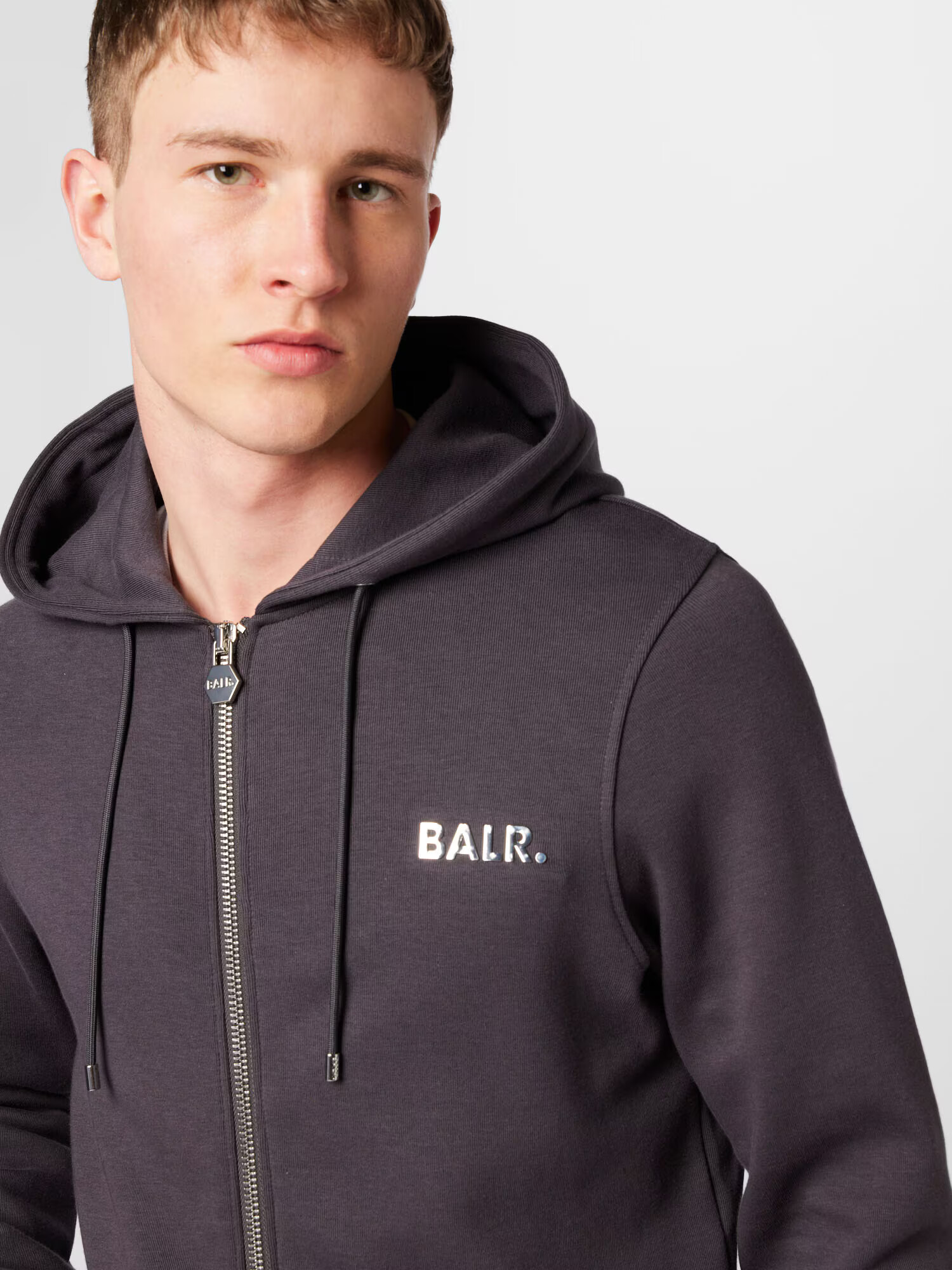 BALR. Jopa na zadrgo 'Q-Series' temno siva - Pepit.si