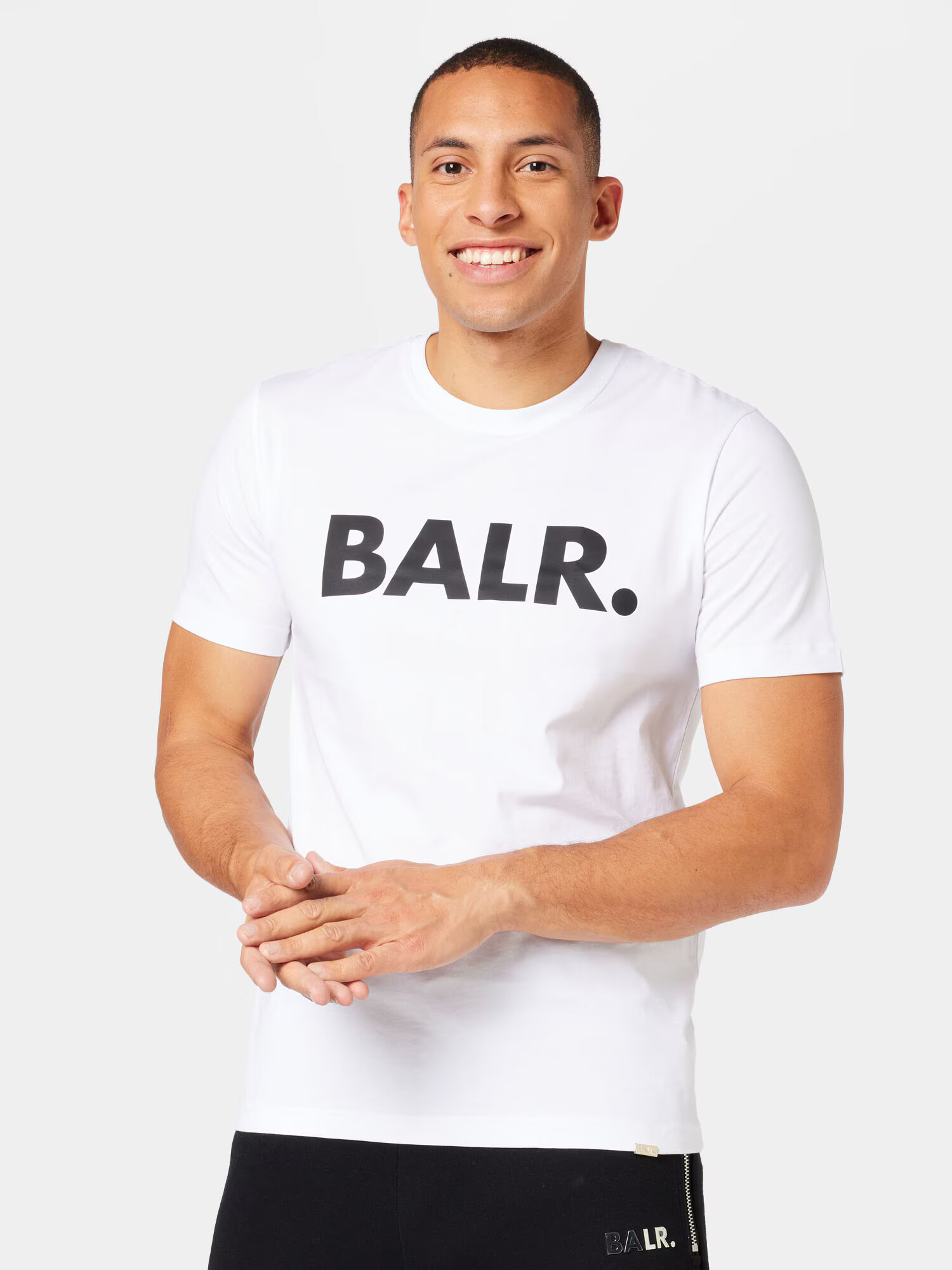 BALR. Majica črna / bela - Pepit.si