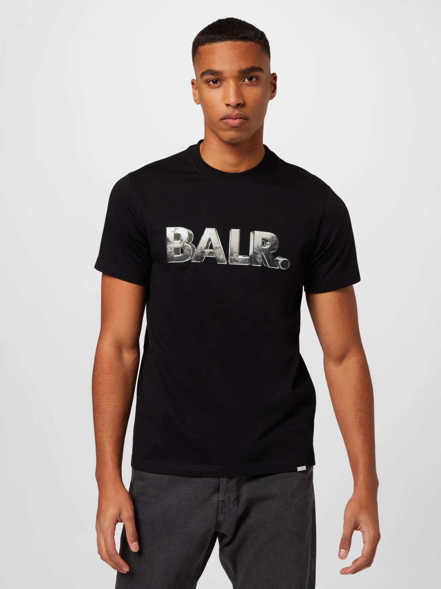 BALR. Majica 'Olaf' pastelno zelena / temno zelena / črna - Pepit.si