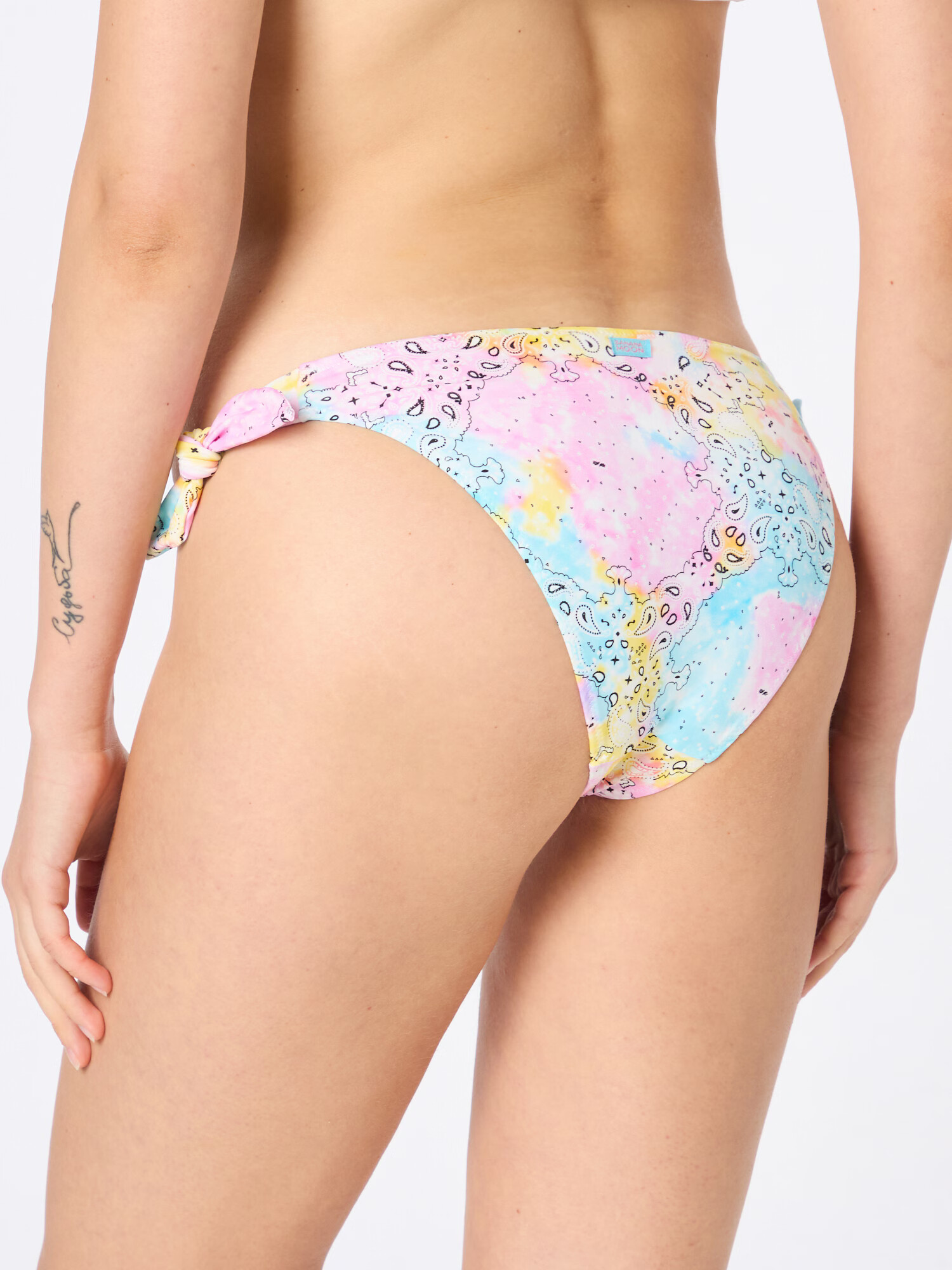 Banana Moon Bikini hlačke nočno modra / svetlo modra / rumena / roza - Pepit.si