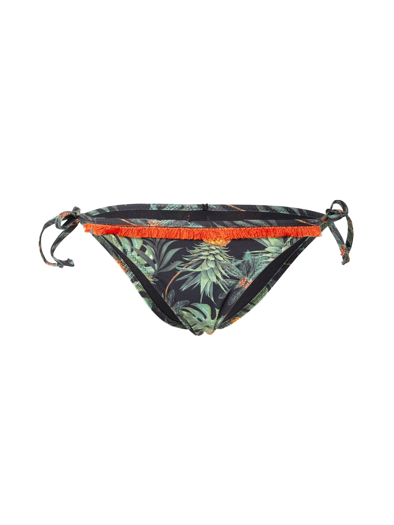 Banana Moon Bikini hlačke zelena / temno oranžna / črna - Pepit.si