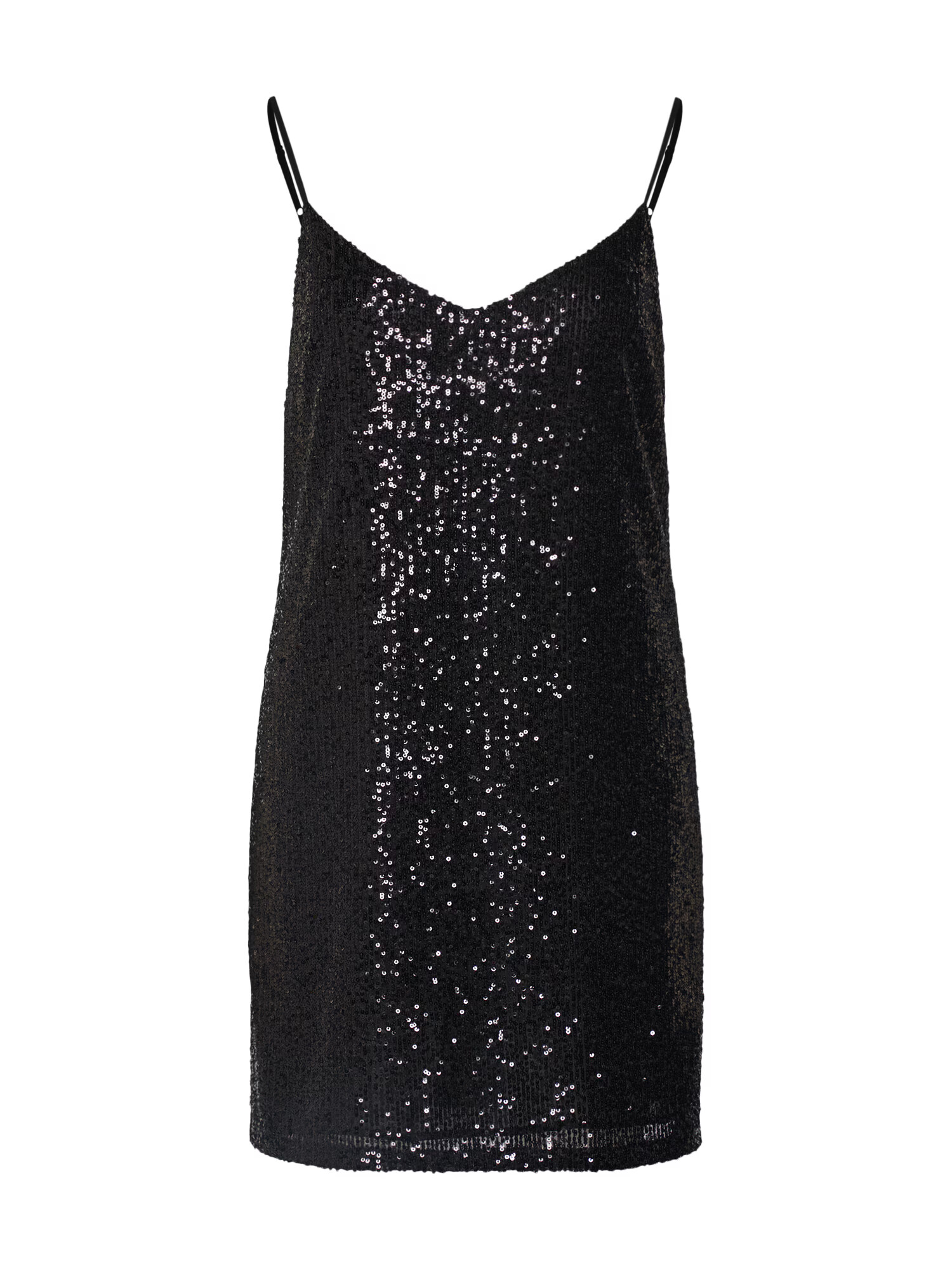 Banana Republic Obleka 'SL STRAPPY CAMI SEQUIN SHIFT' črna - Pepit.si