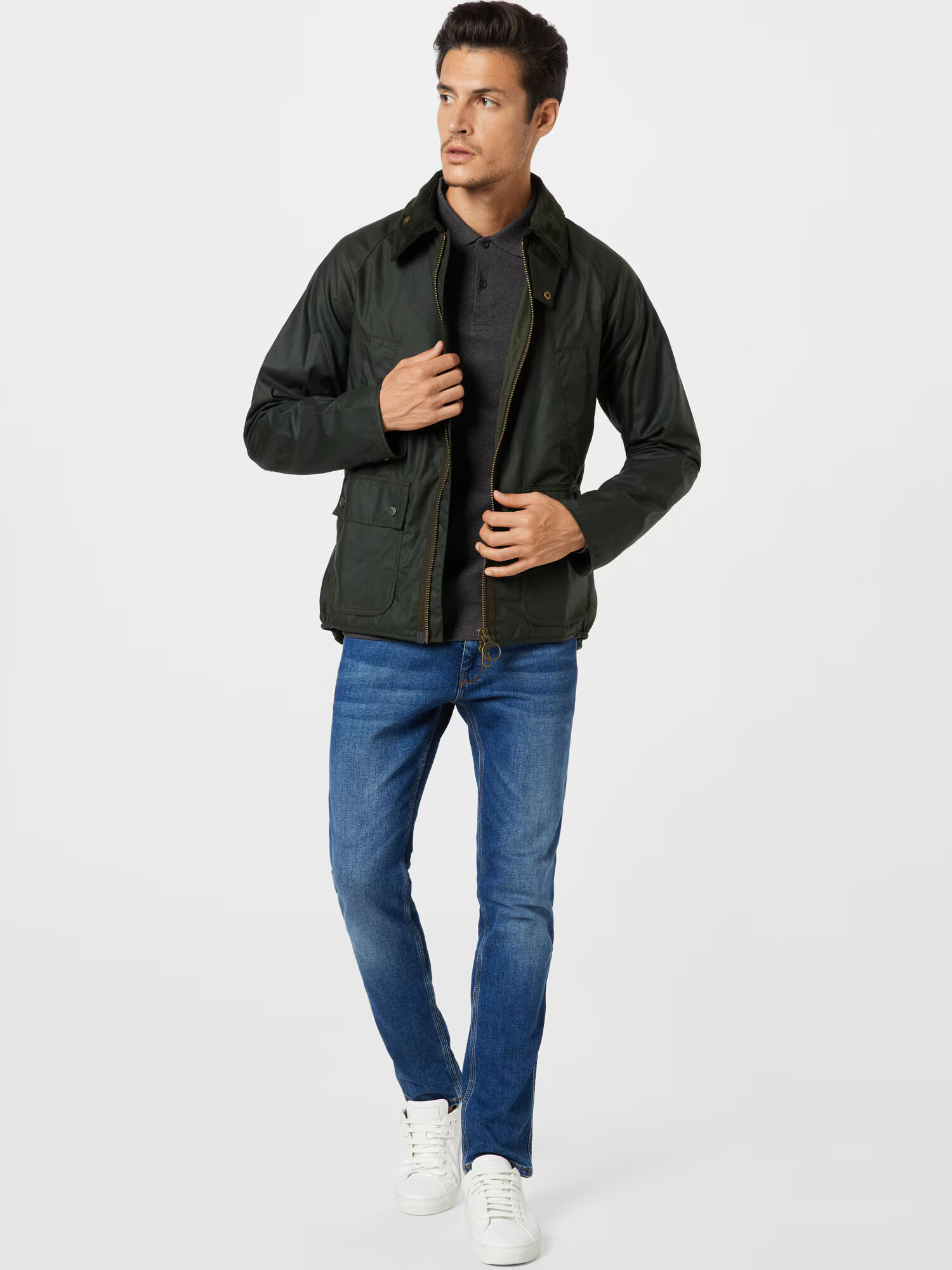 Barbour Beacon Prehodna jakna temno zelena - Pepit.si