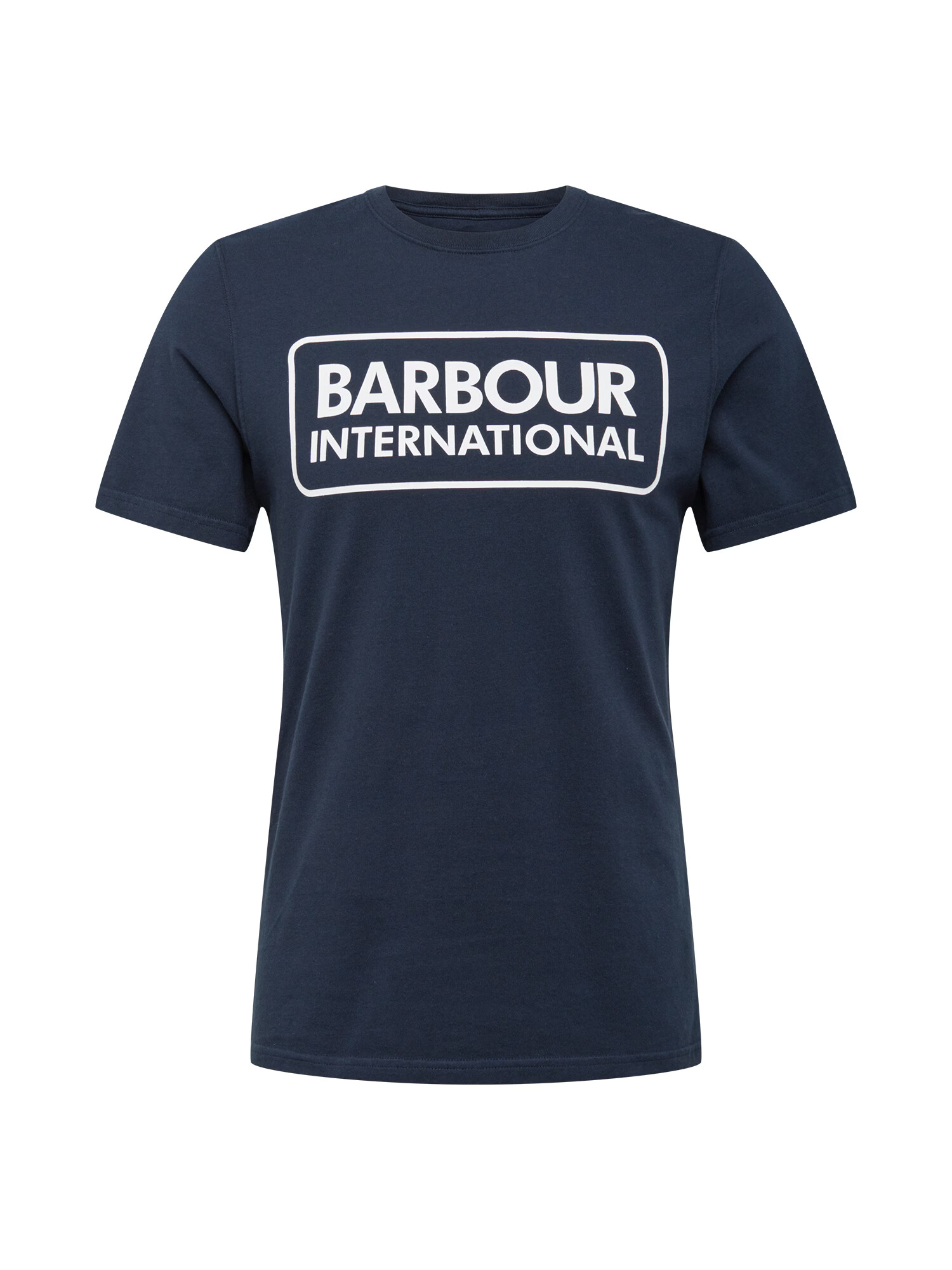 Barbour International Majica 'Essential' mornarska / bela - Pepit.si