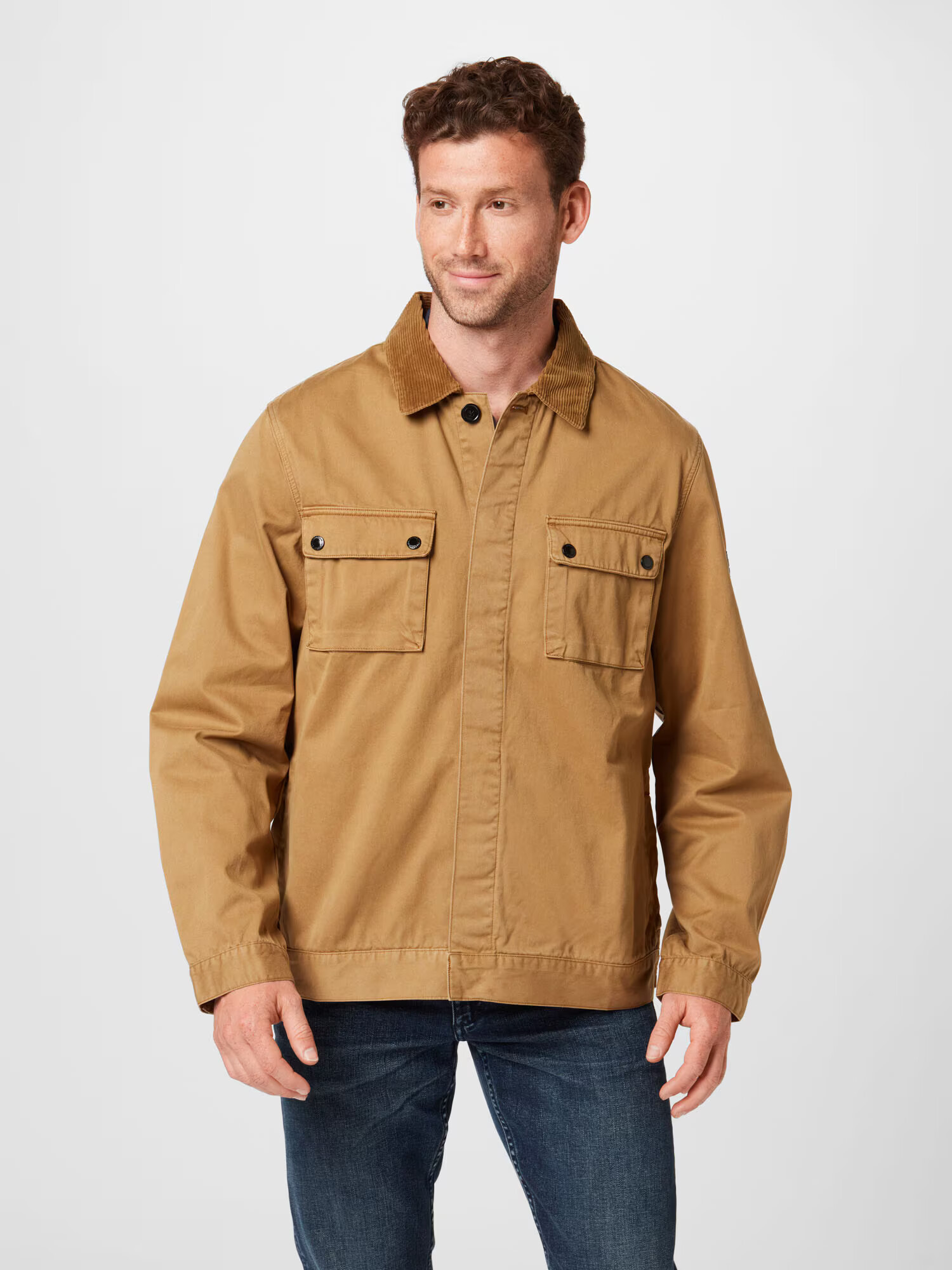 Barbour International Prehodna jakna karamel - Pepit.si