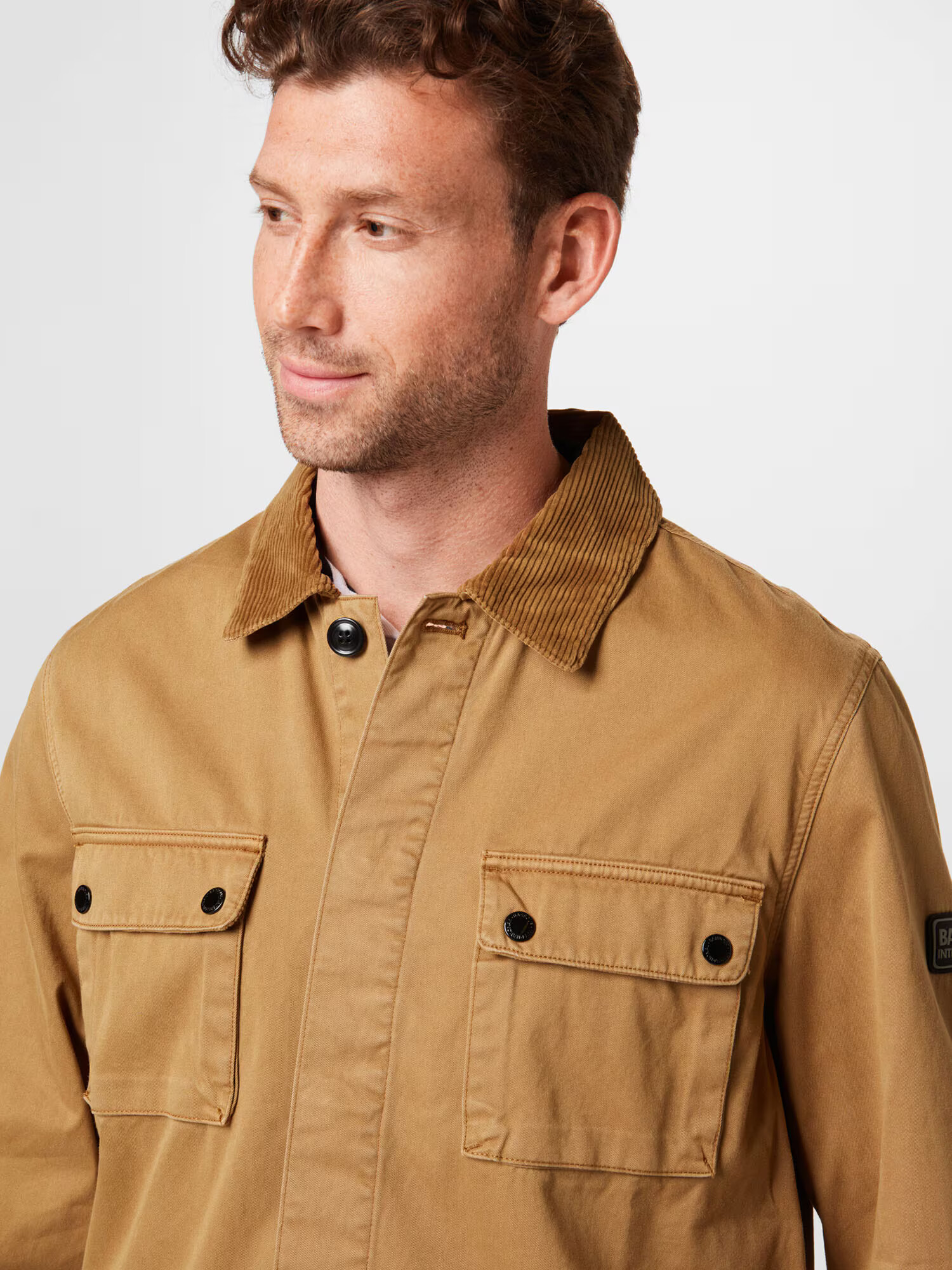 Barbour International Prehodna jakna karamel - Pepit.si