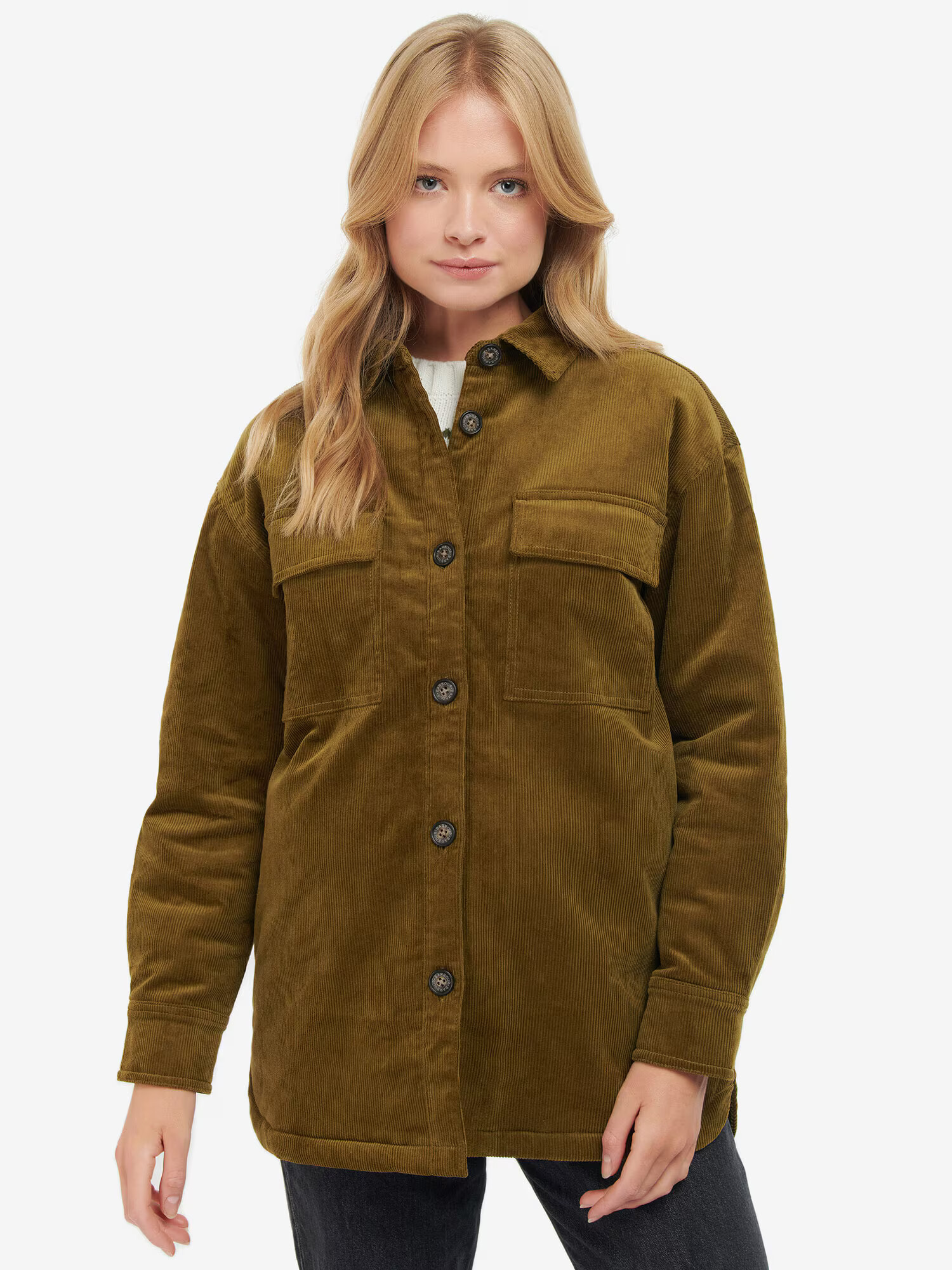 Barbour Prehodna jakna 'Lana' oliva - Pepit.si