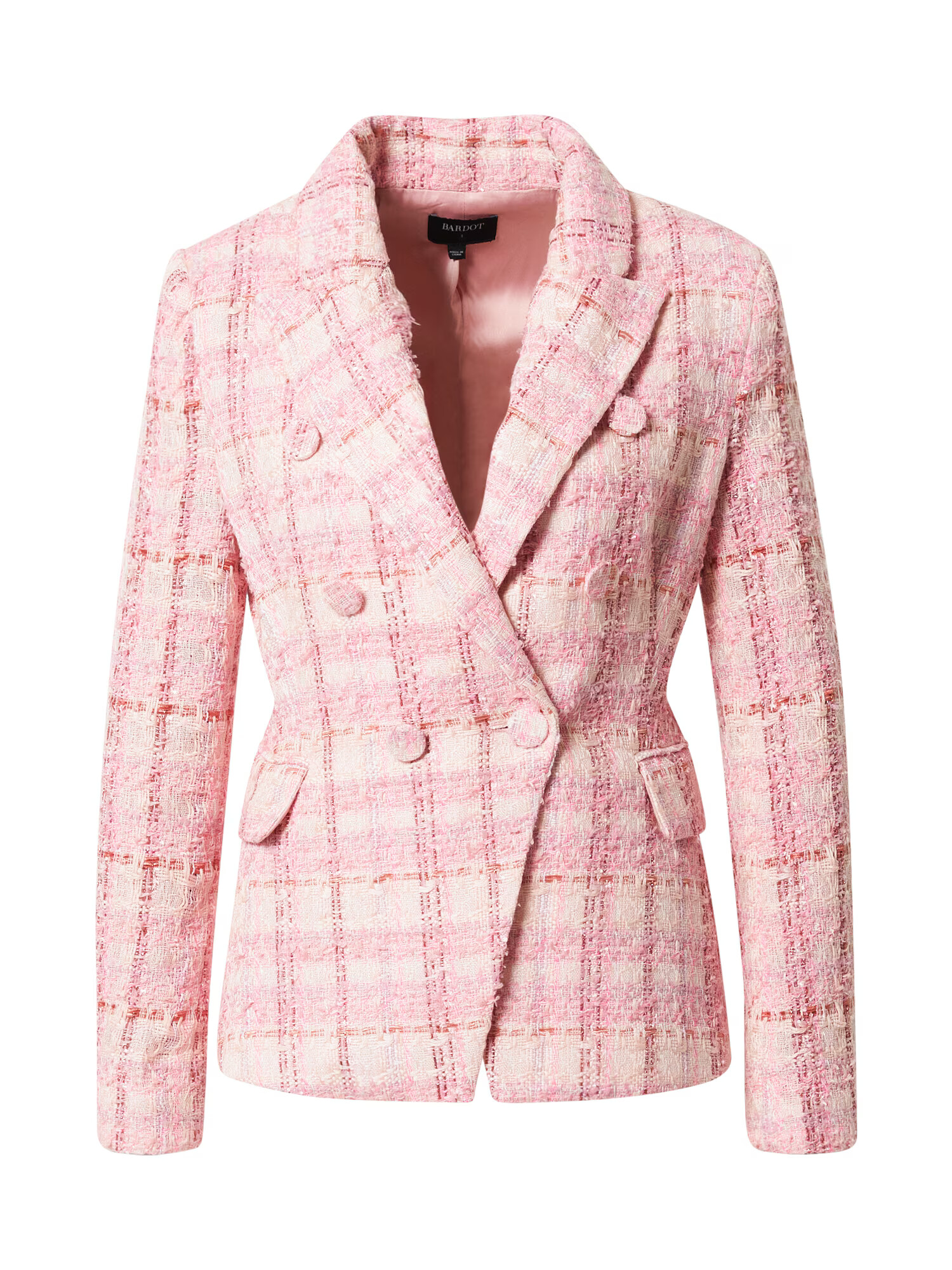 Bardot Blazer roza / bela - Pepit.si