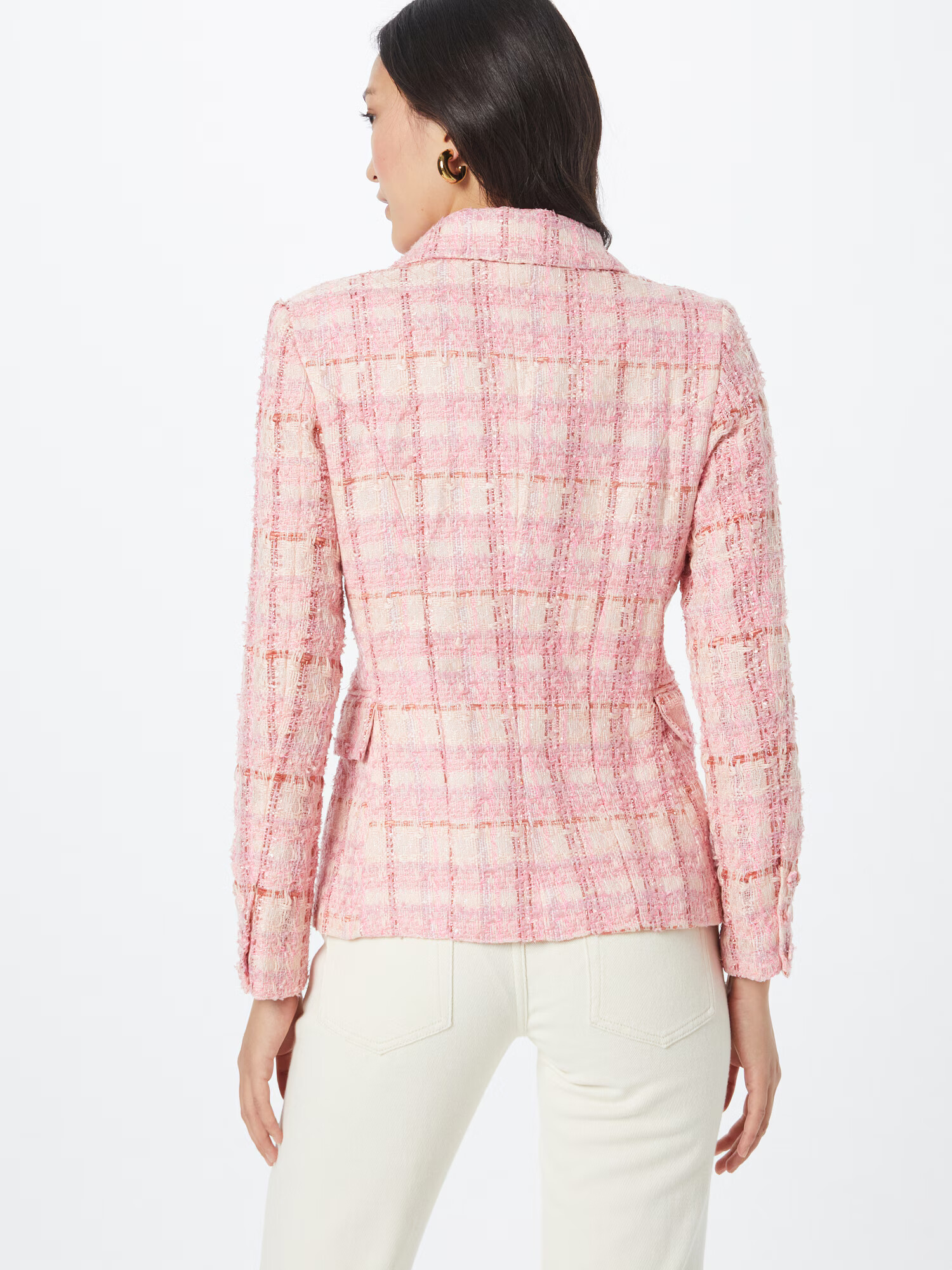 Bardot Blazer roza / bela - Pepit.si