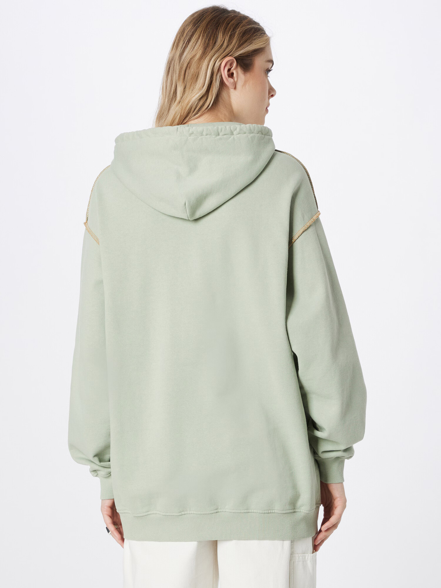 BDG Urban Outfitters Majica pastelno zelena / oranžna - Pepit.si