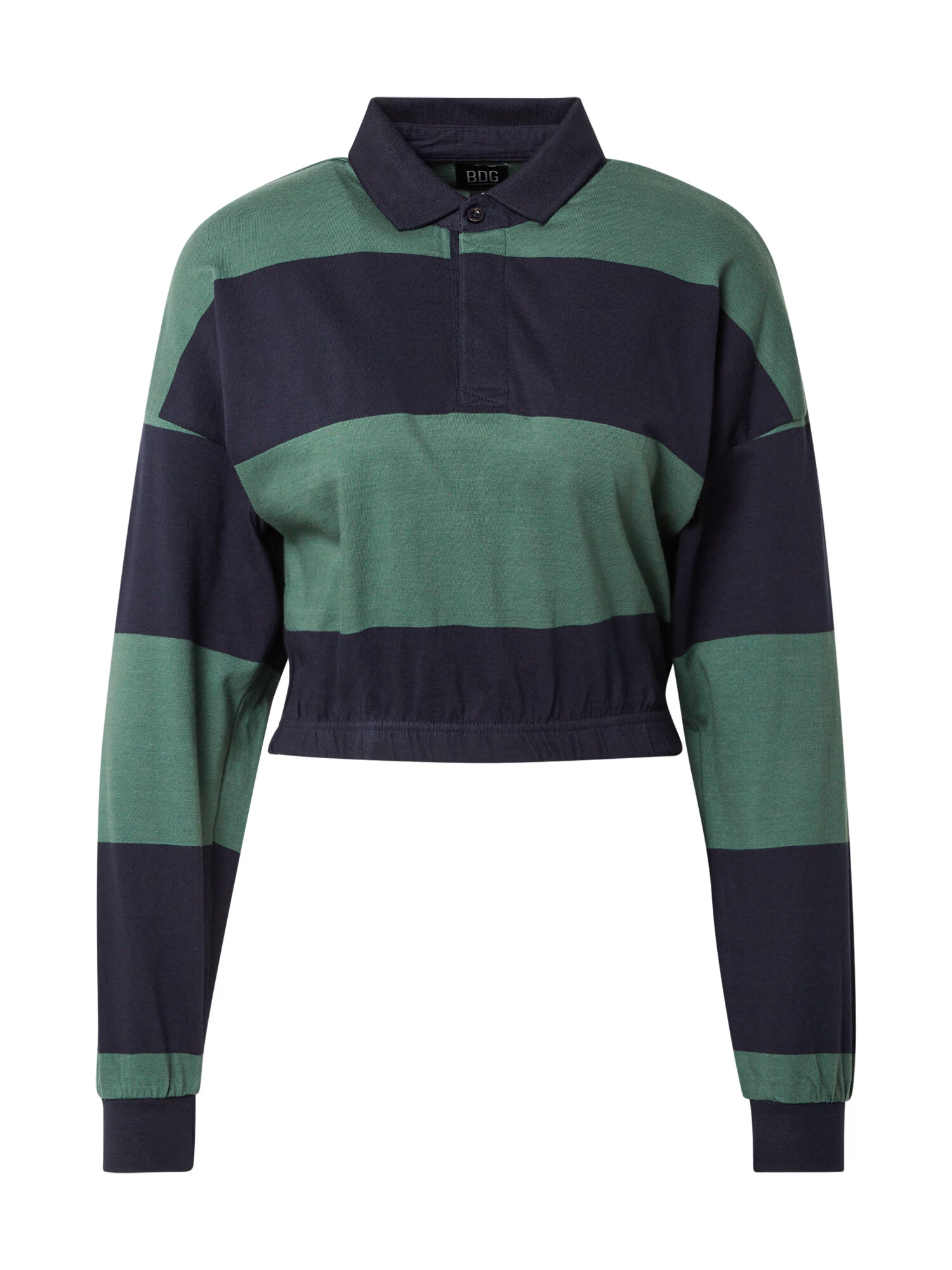 BDG Urban Outfitters Majica 'Rugby' mornarska / pastelno zelena - Pepit.si