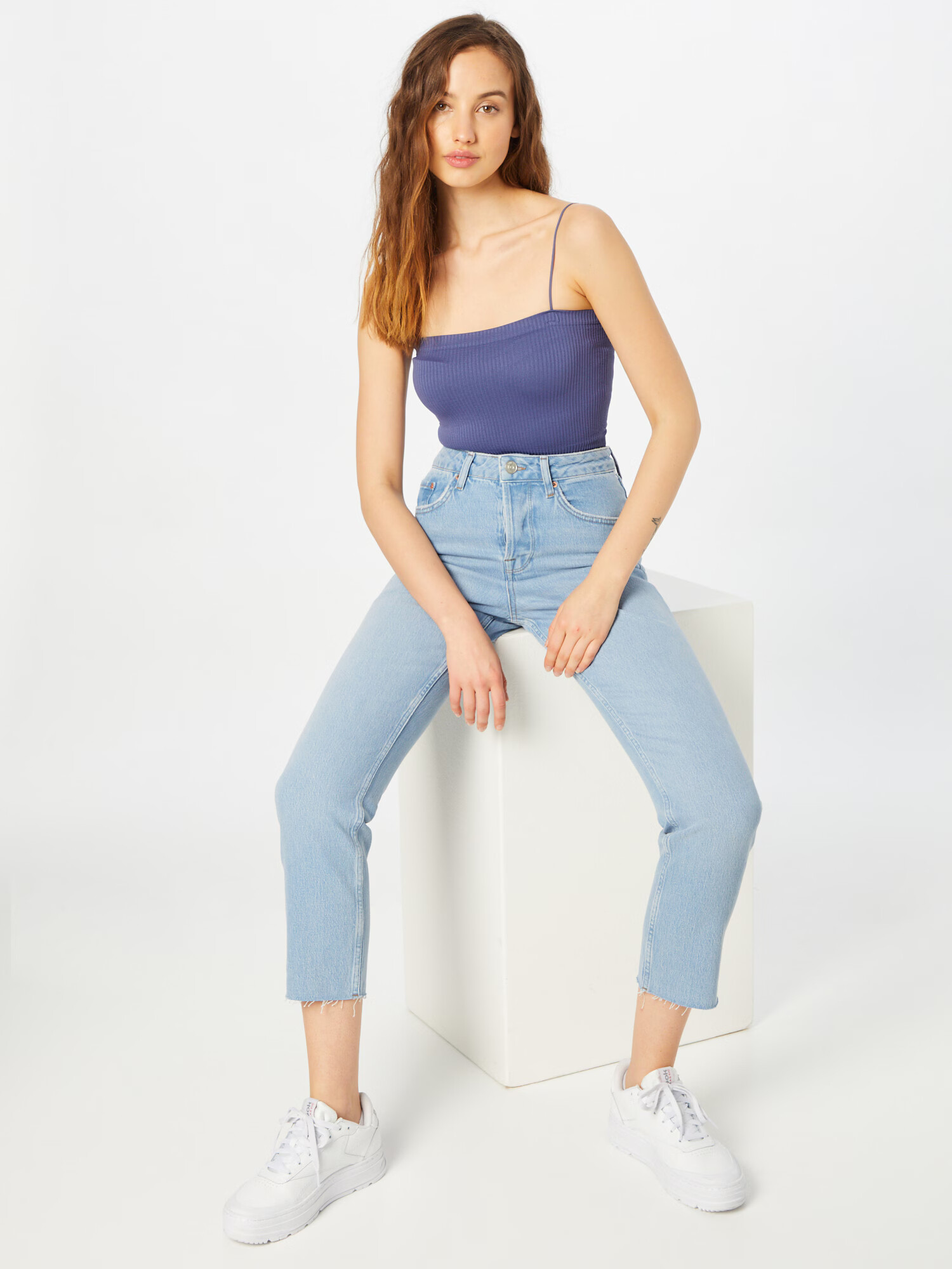 BDG Urban Outfitters Top 'HARRIET' temno modra - Pepit.si