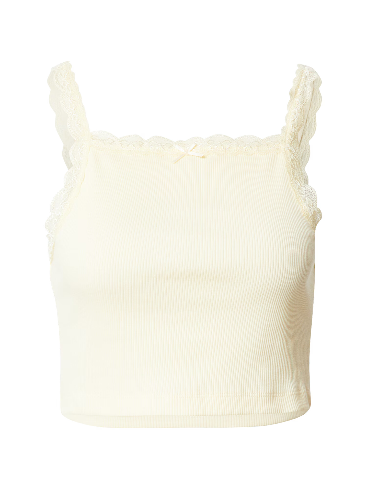 BDG Urban Outfitters Top pastelno rumena - Pepit.si