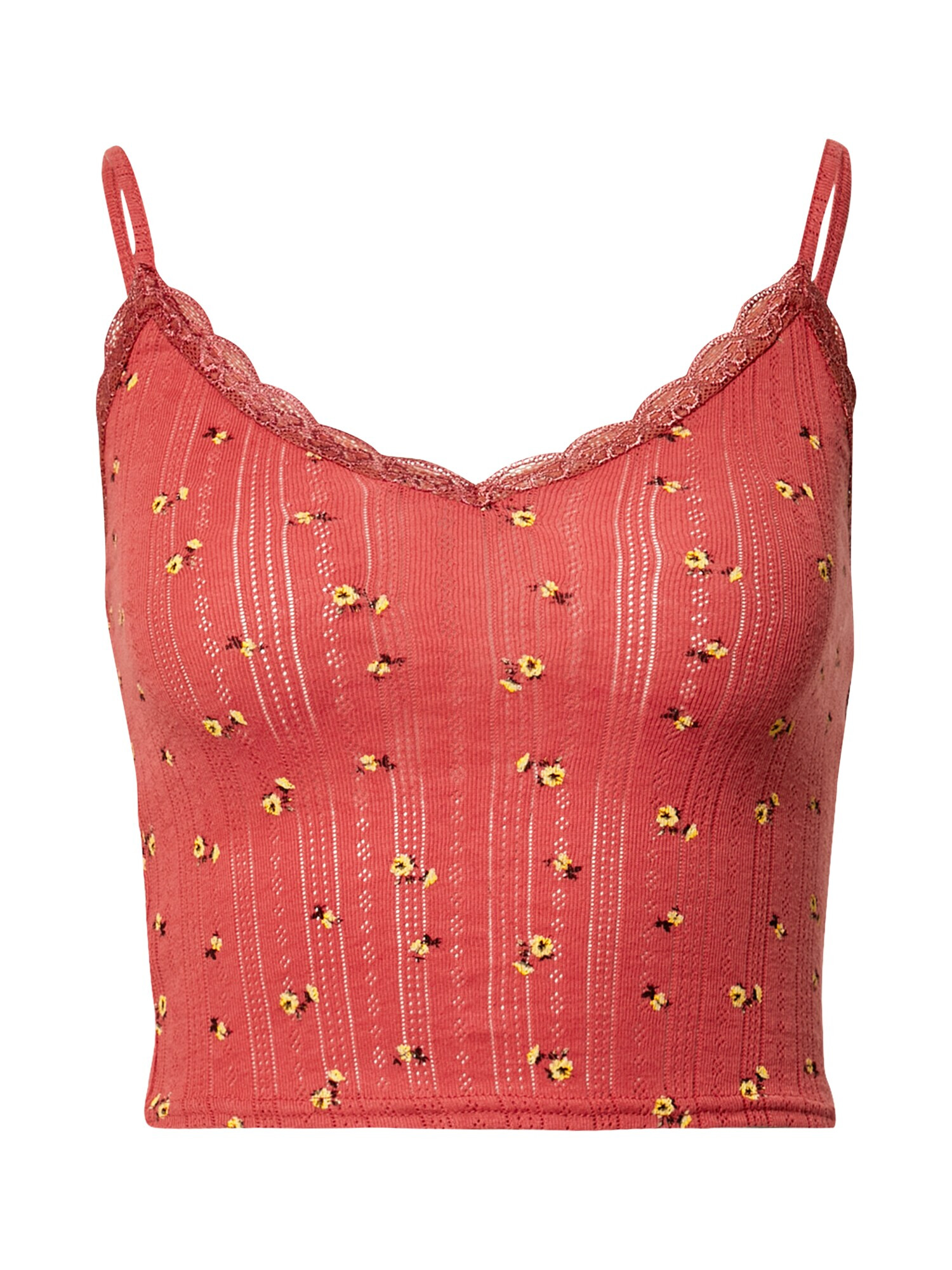 BDG Urban Outfitters Top rdeča - Pepit.si