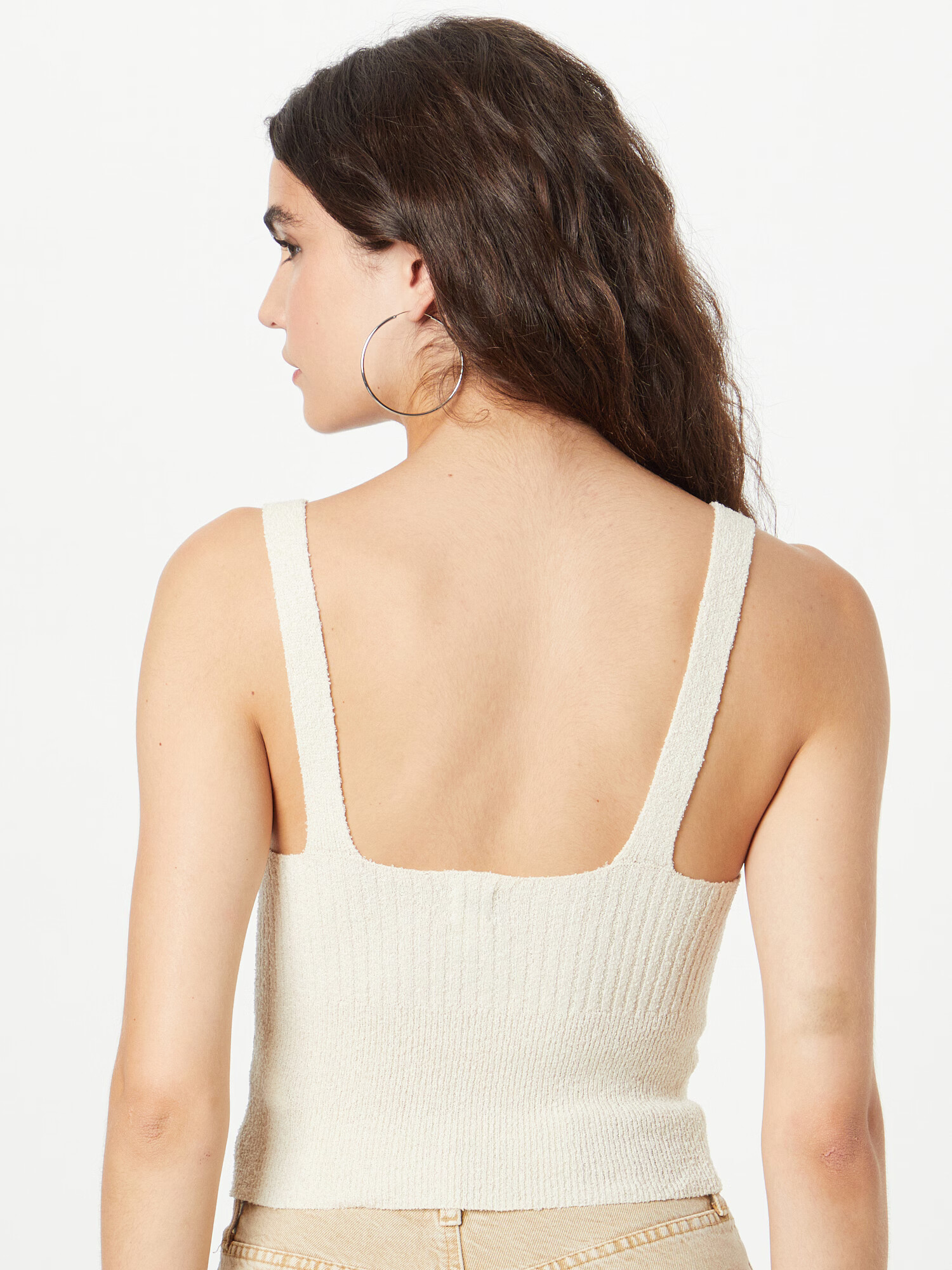 BDG Urban Outfitters Top z naramnicami kremna - Pepit.si