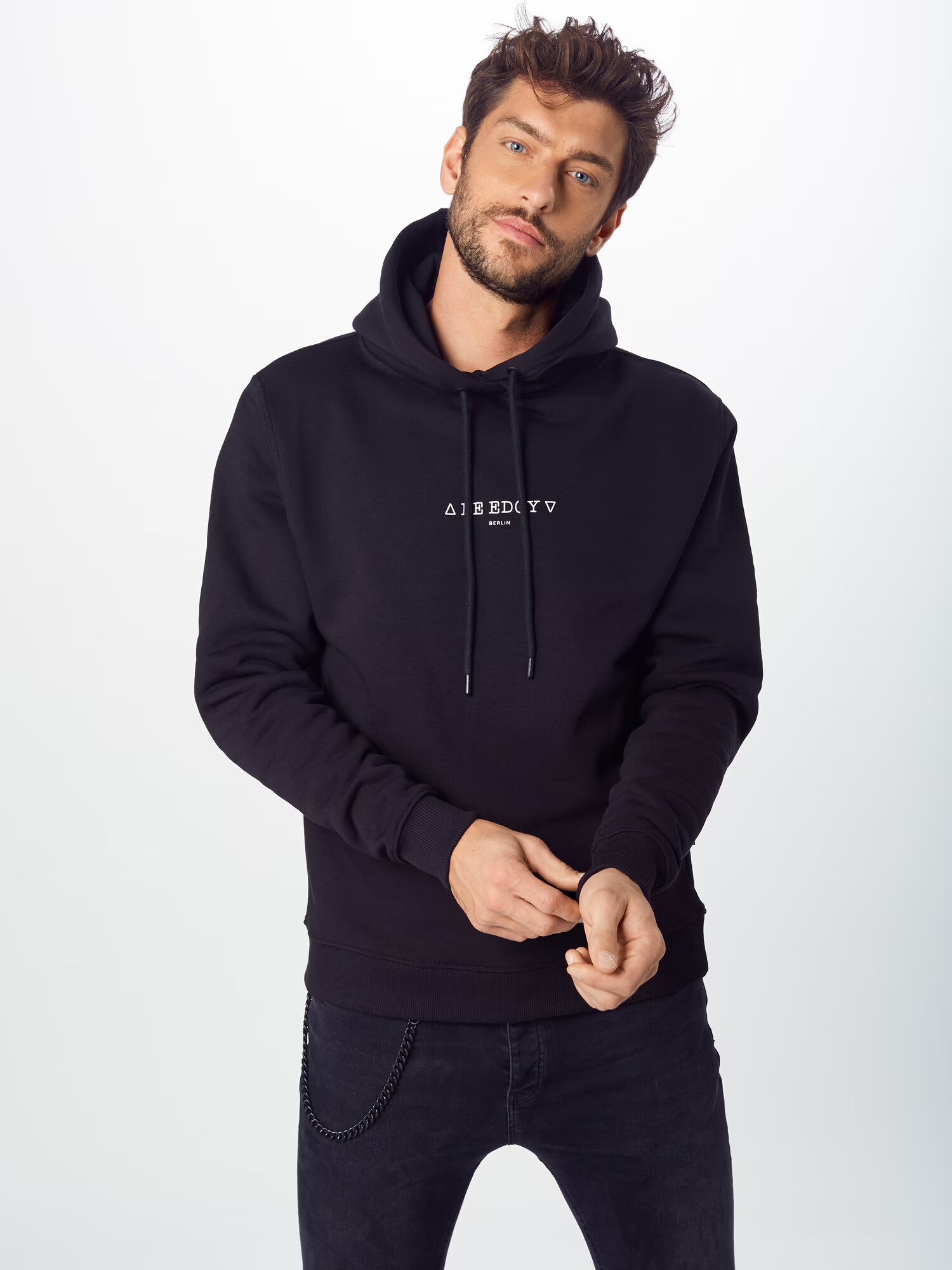 BE EDGY Hoodie 'lennox' črna - Pepit.si