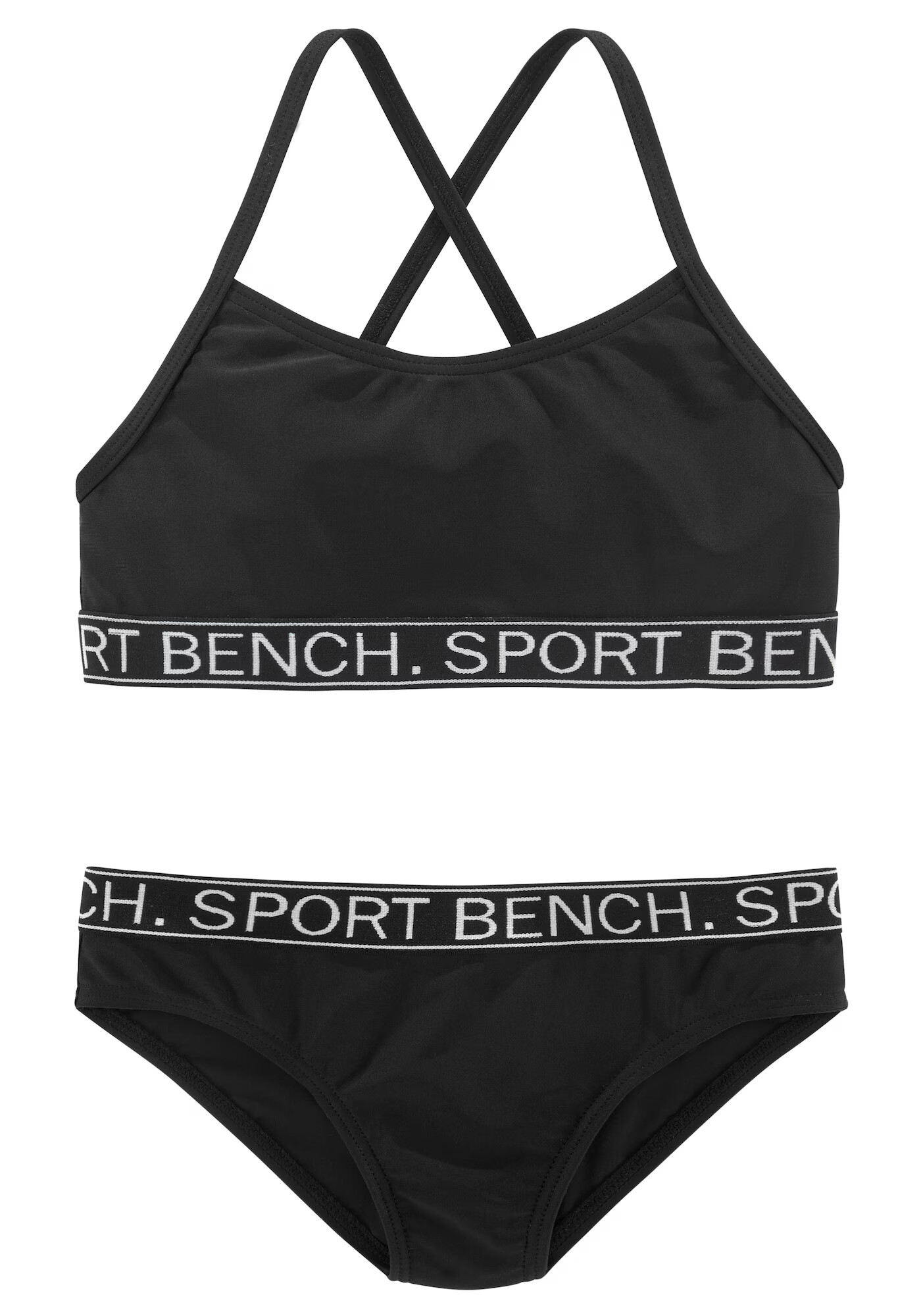 BENCH Bikini črna / bela - Pepit.si