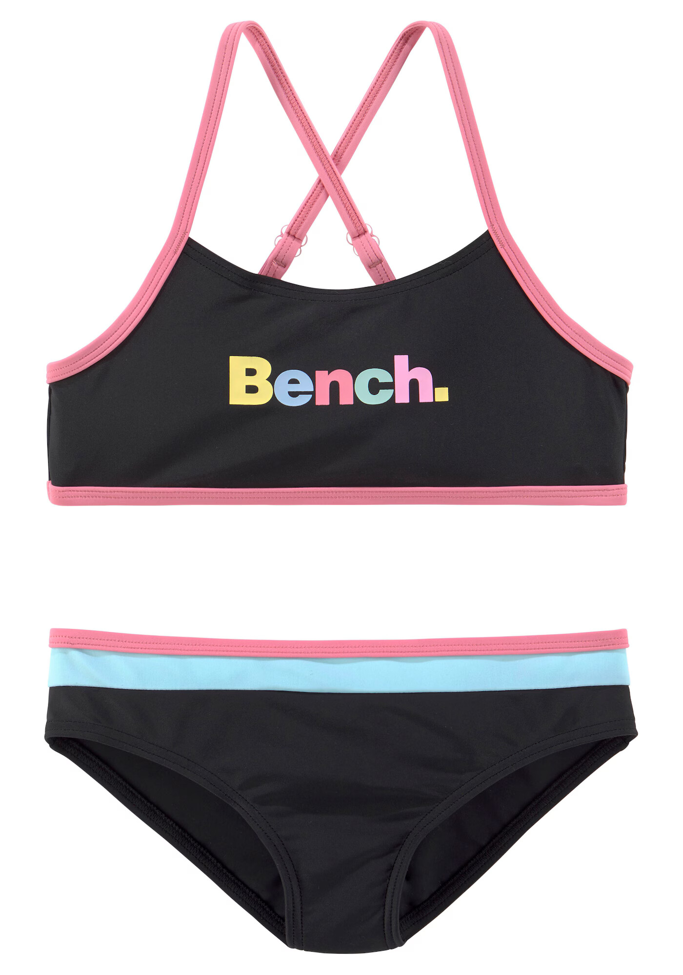 BENCH Bikini svetlo modra / rumena / roza / črna - Pepit.si