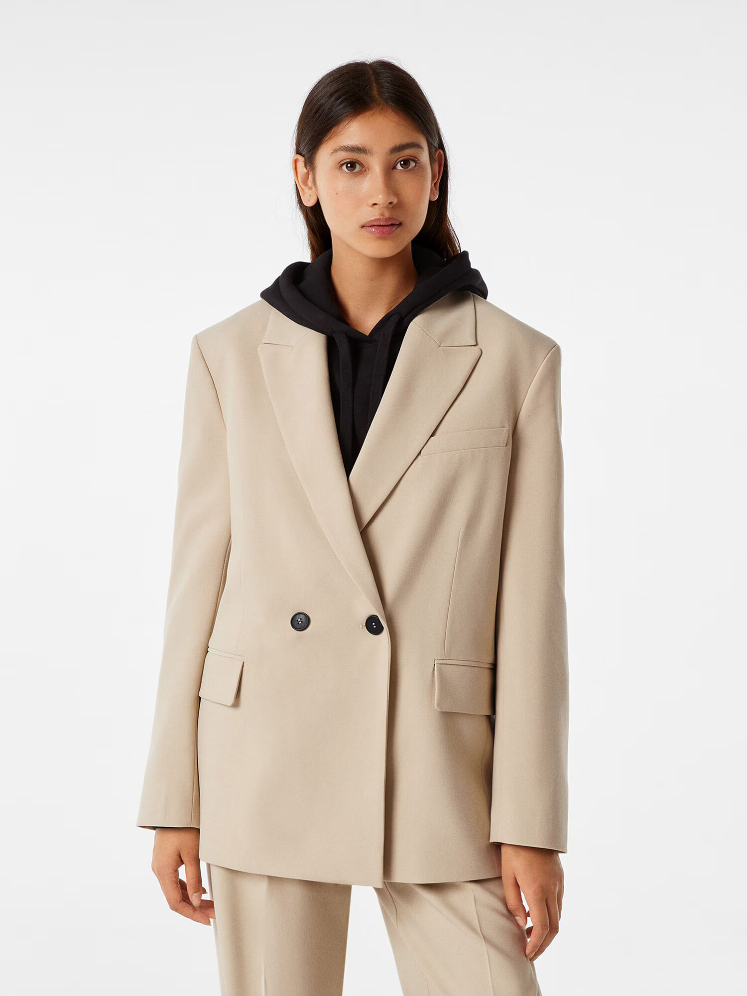 Bershka Blazer bež - Pepit.si