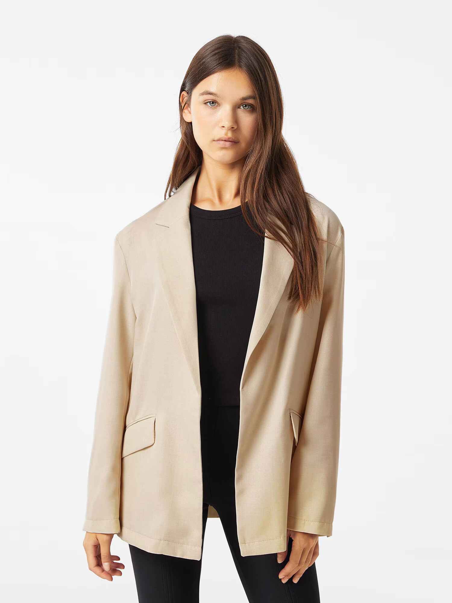 Bershka Blazer bež - Pepit.si