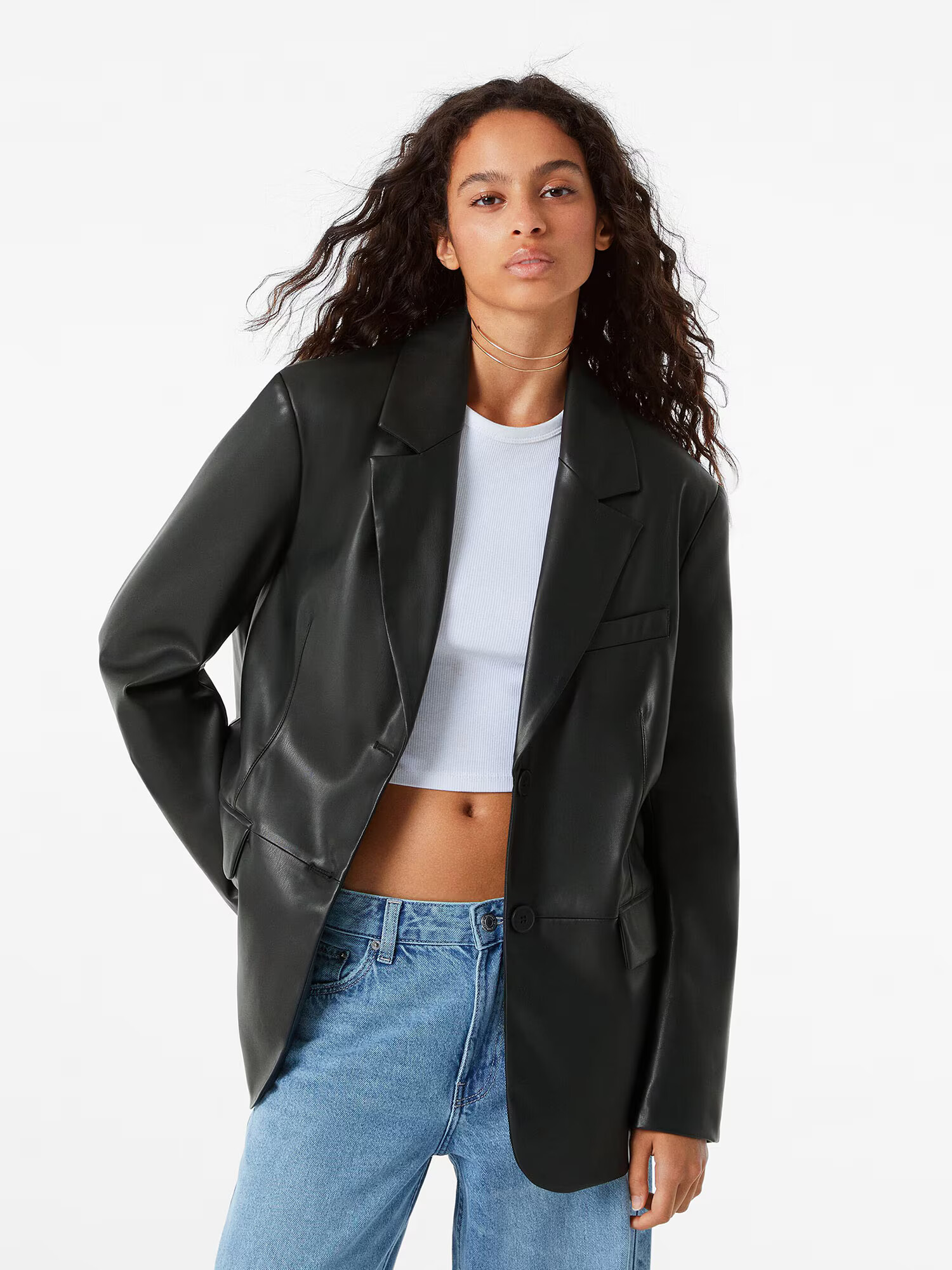 Bershka Blazer črna - Pepit.si