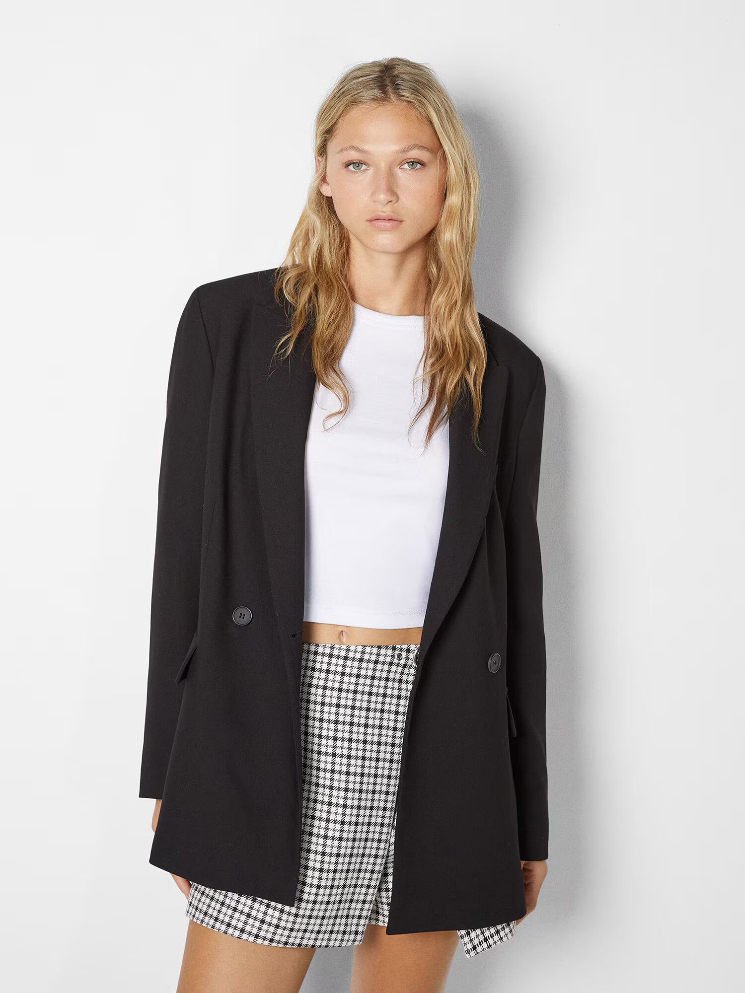 Bershka Blazer črna - Pepit.si