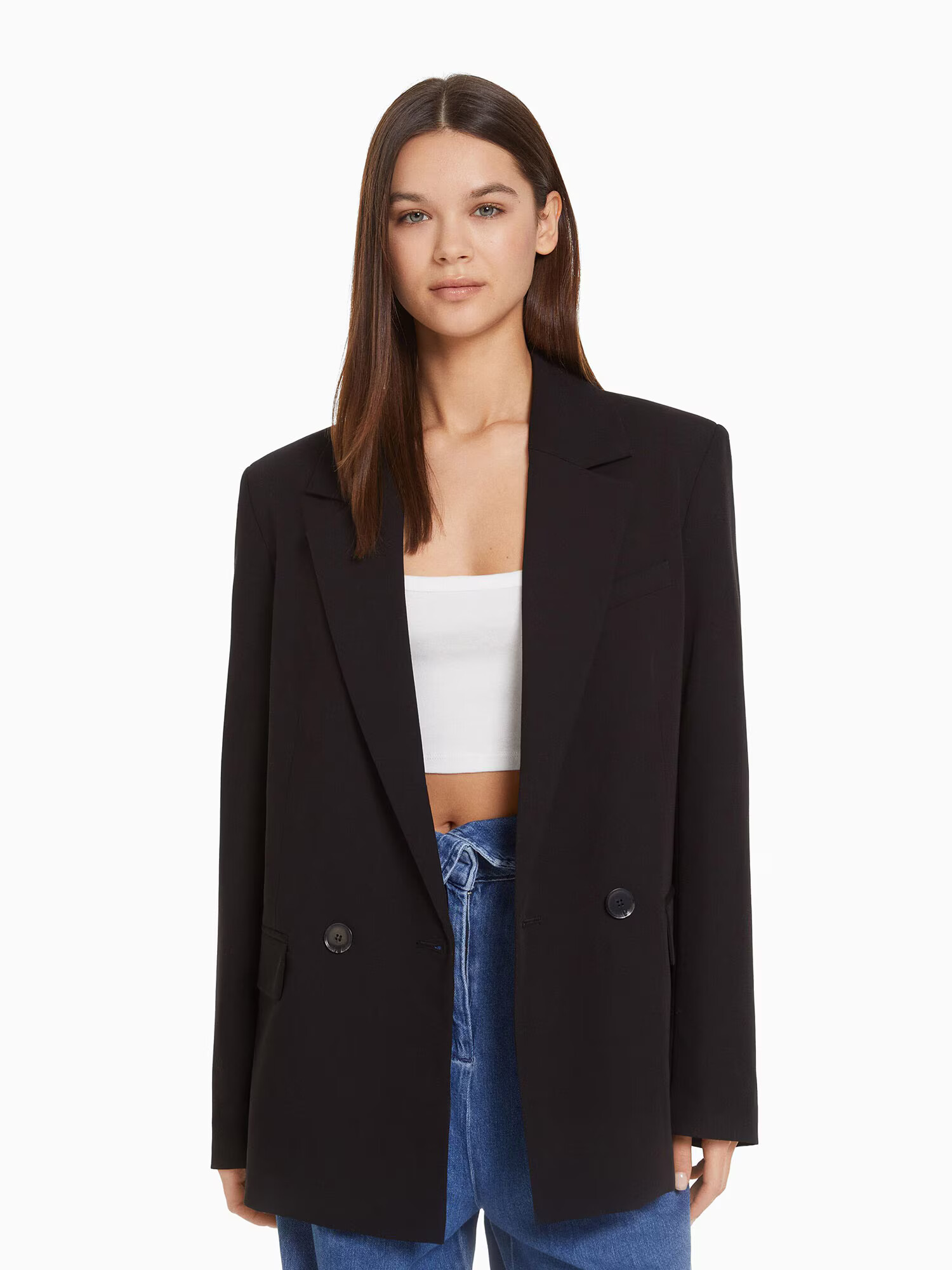 Bershka Blazer črna - Pepit.si