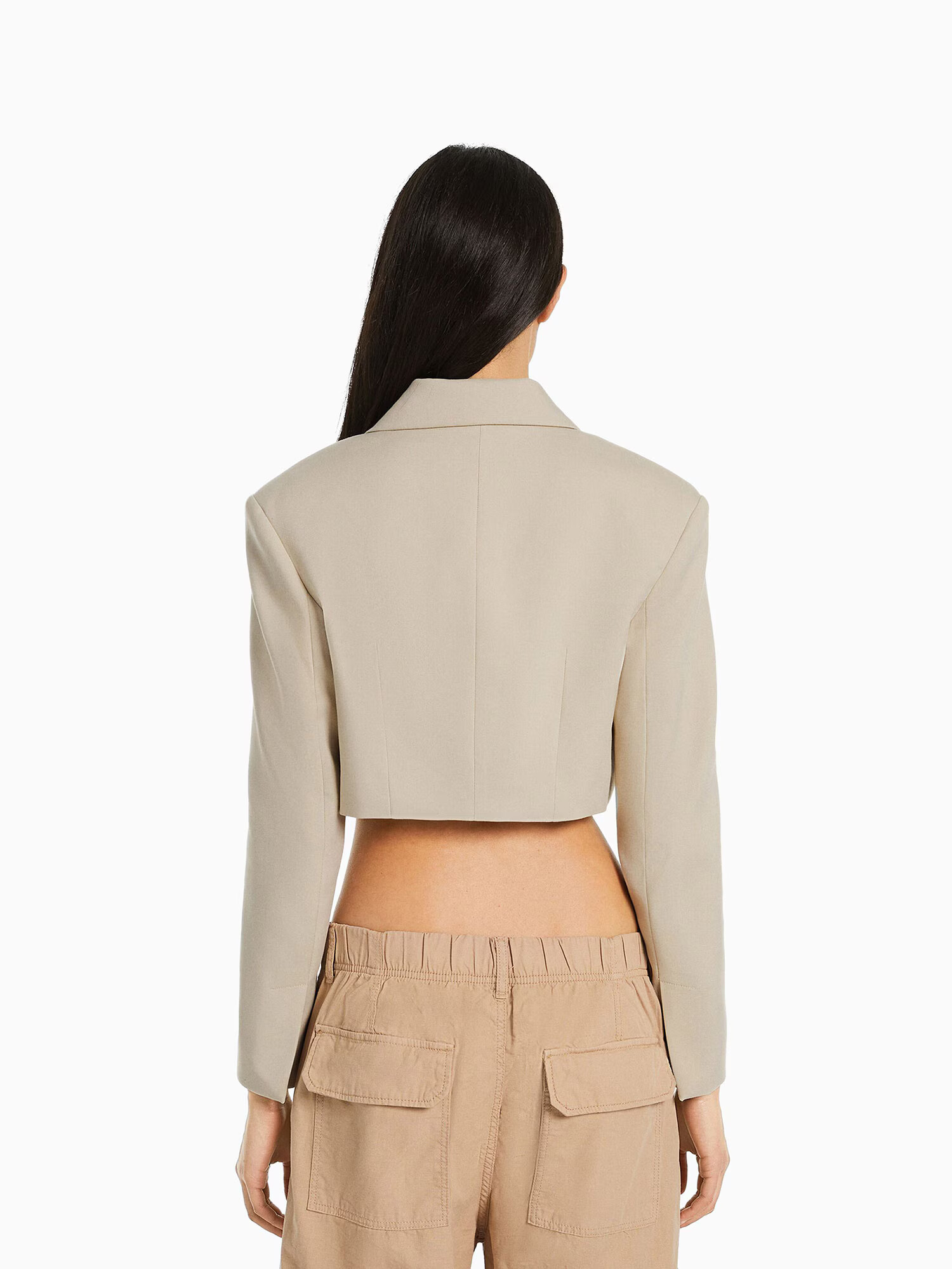 Bershka Blazer kamela - Pepit.si