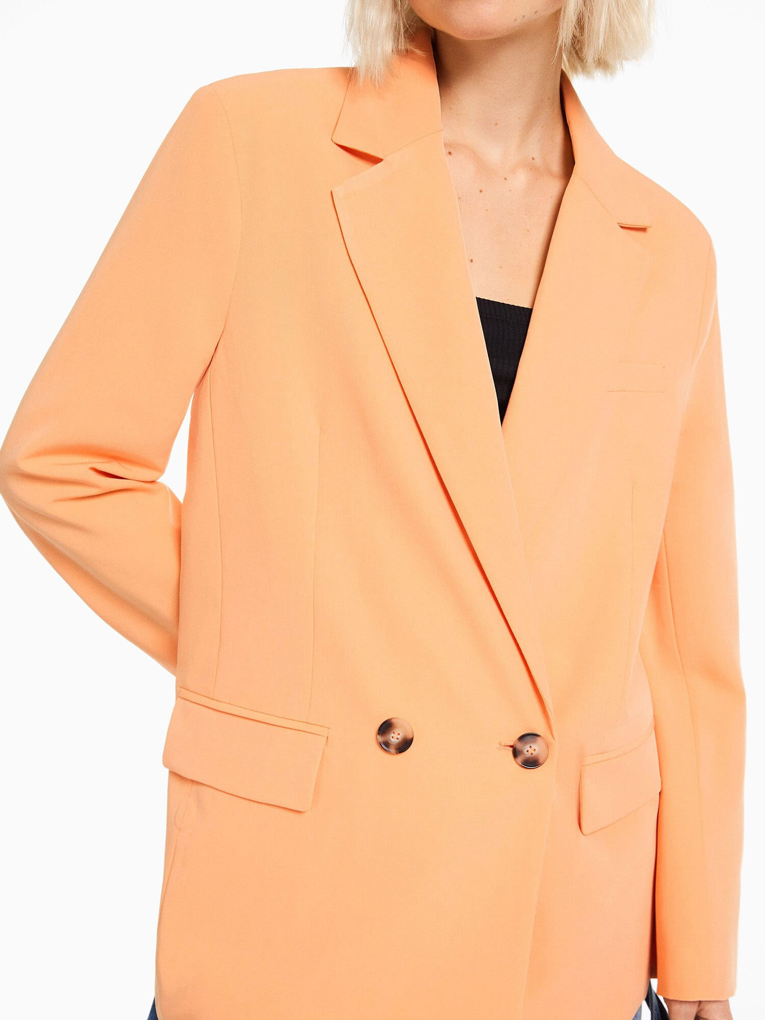 Bershka Blazer oranžna - Pepit.si