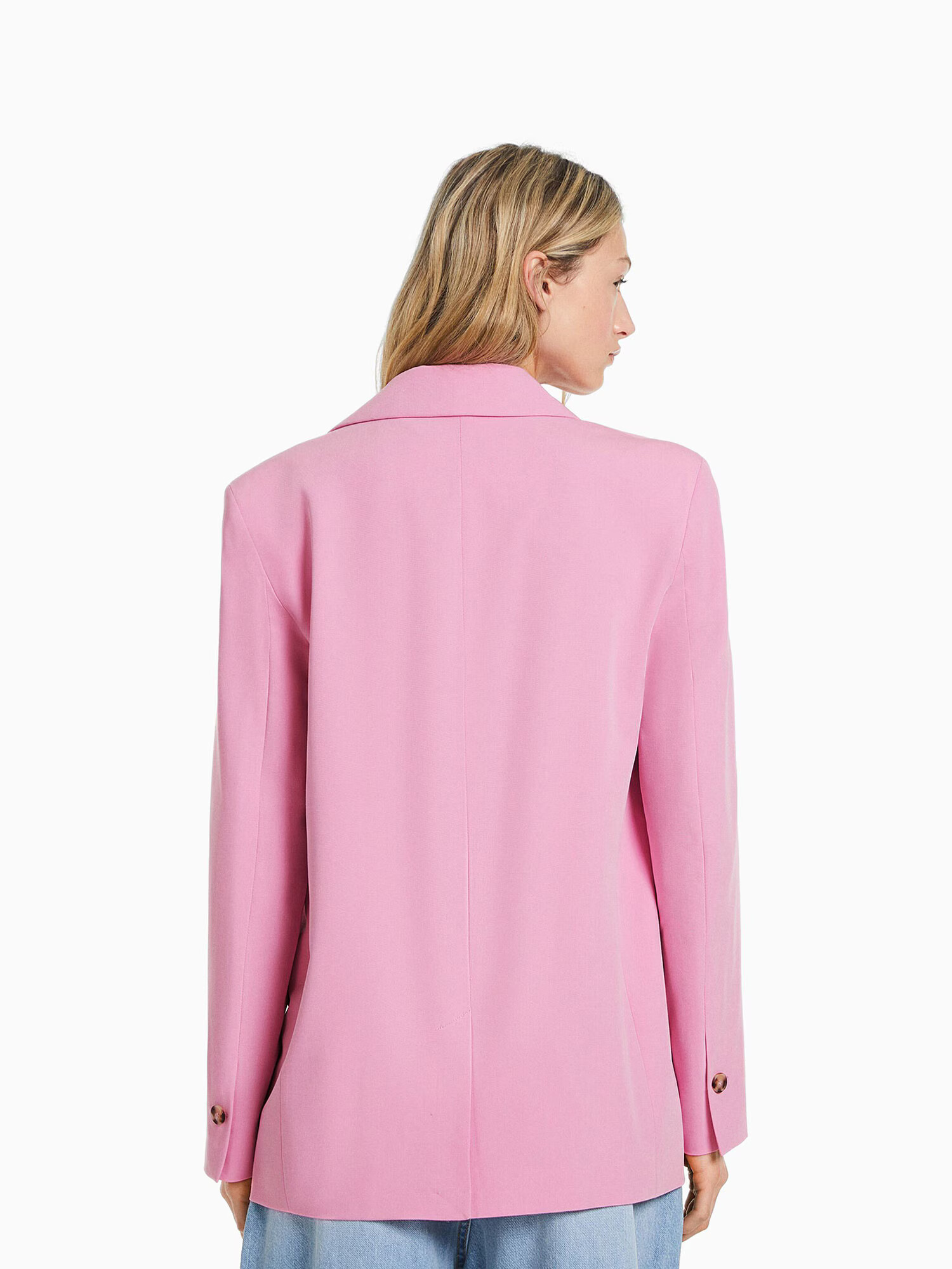 Bershka Blazer svetlo roza - Pepit.si