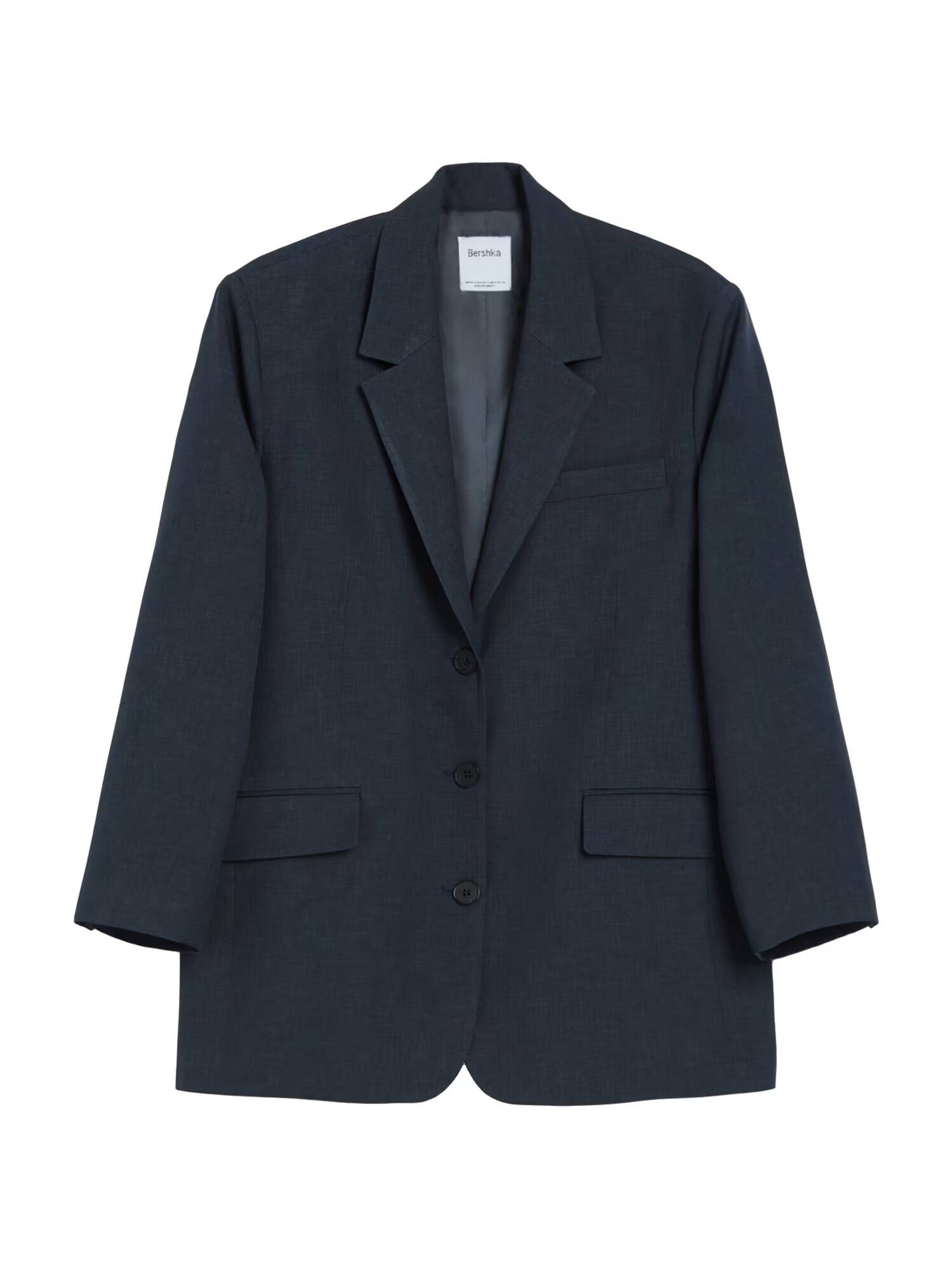 Bershka Blazer temno modra - Pepit.si