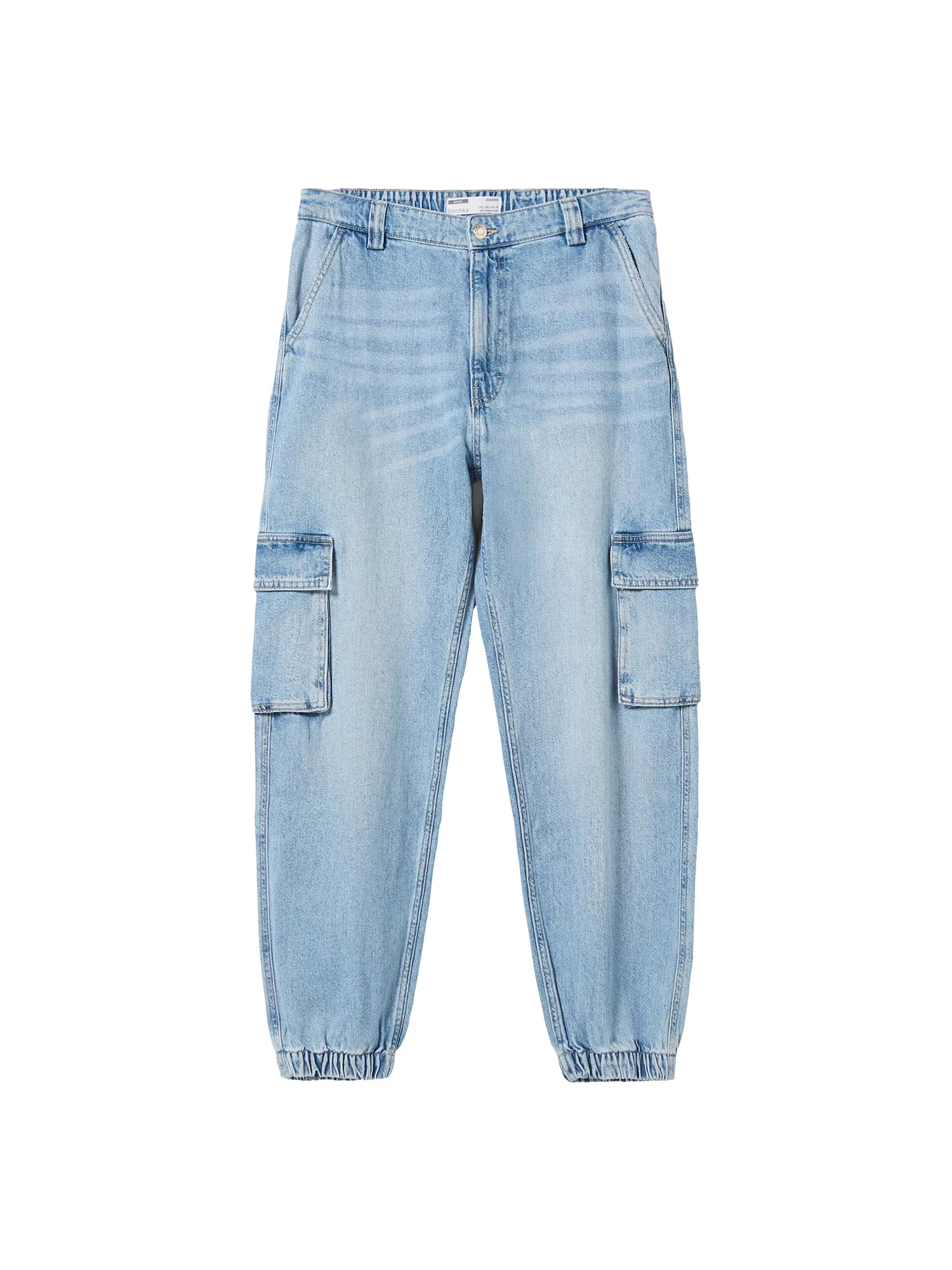 Bershka Kavbojke moder denim - Pepit.si