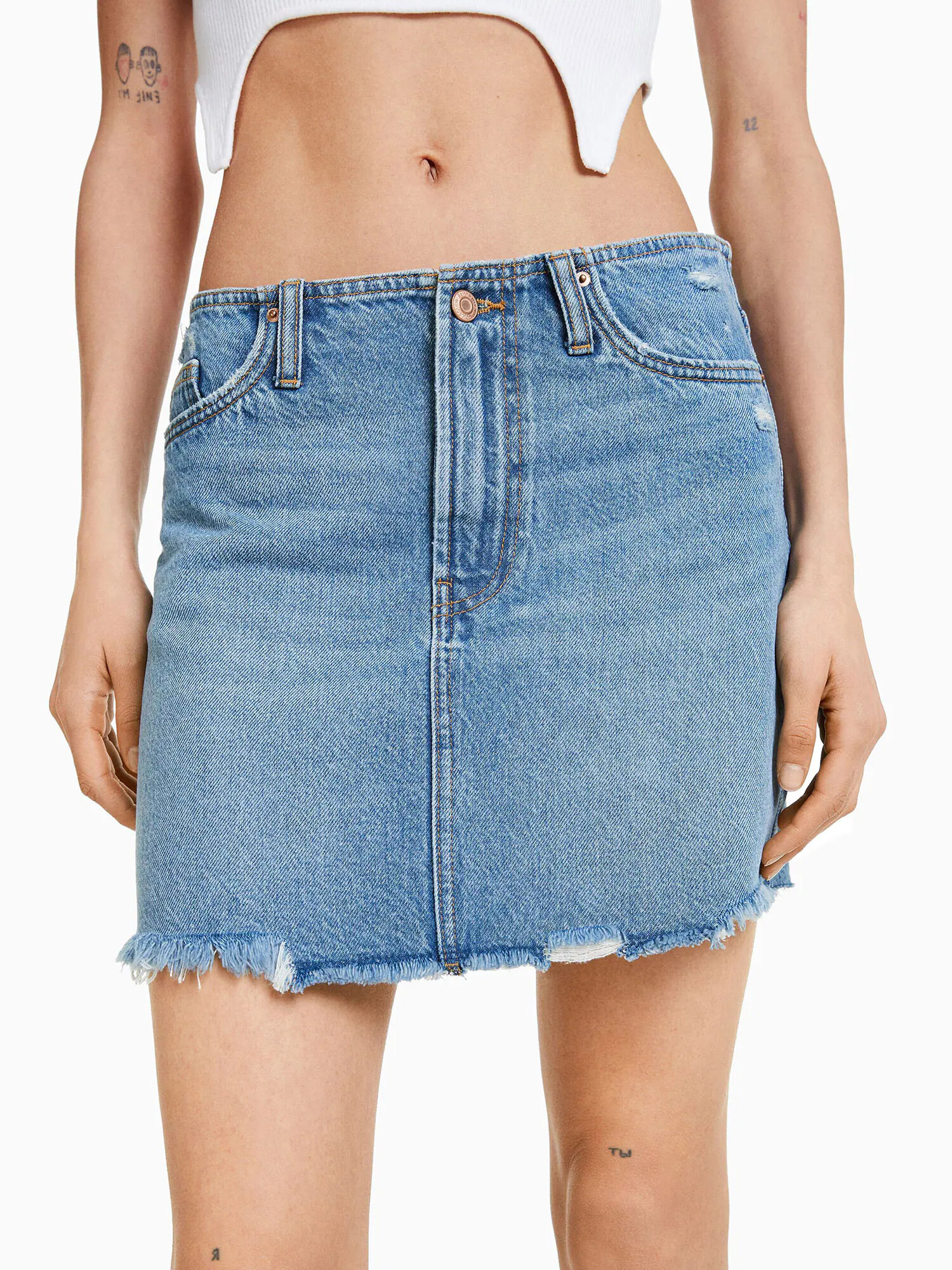 Bershka Krilo moder denim - Pepit.si