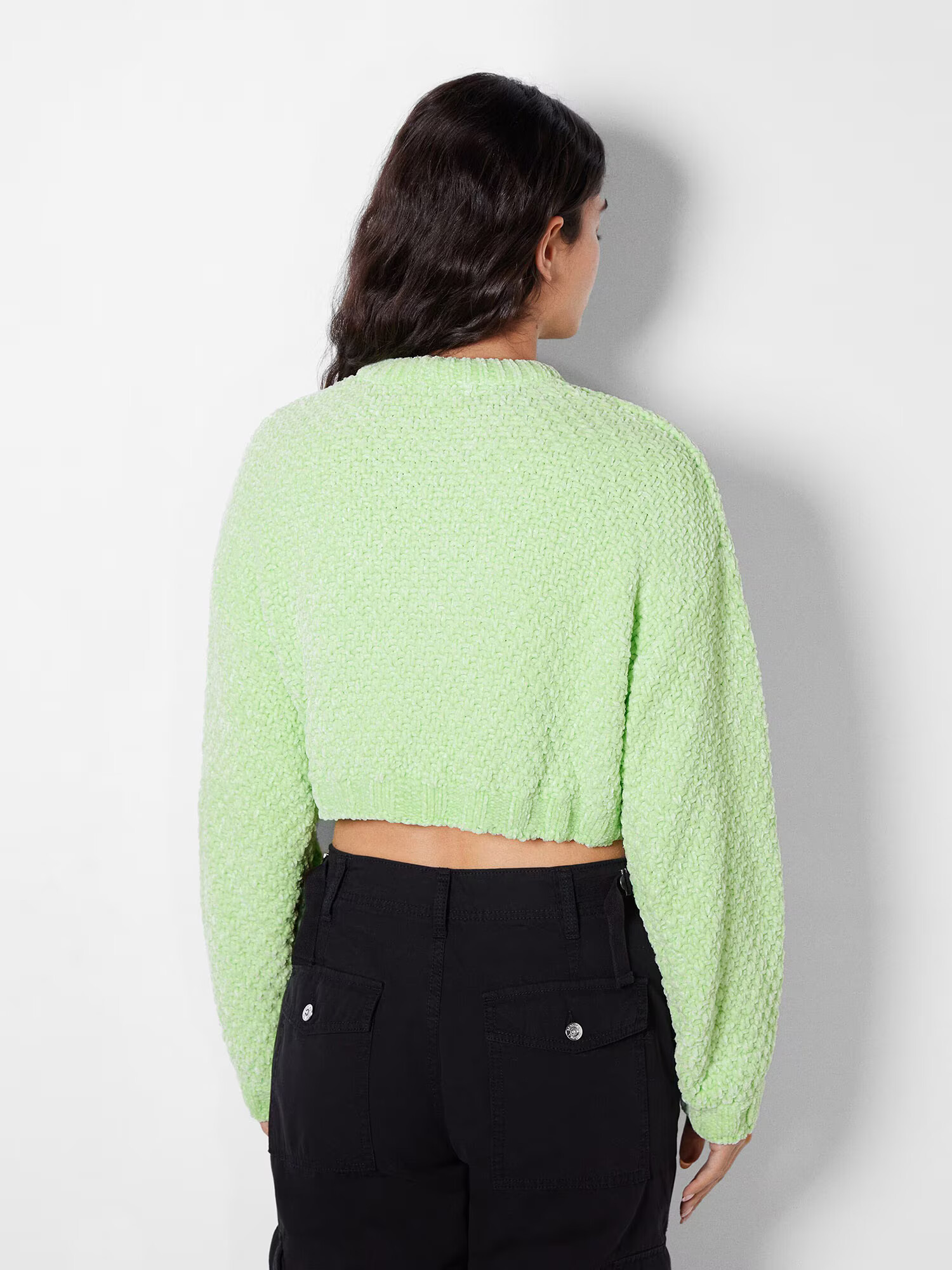 Bershka Pulover limeta - Pepit.si