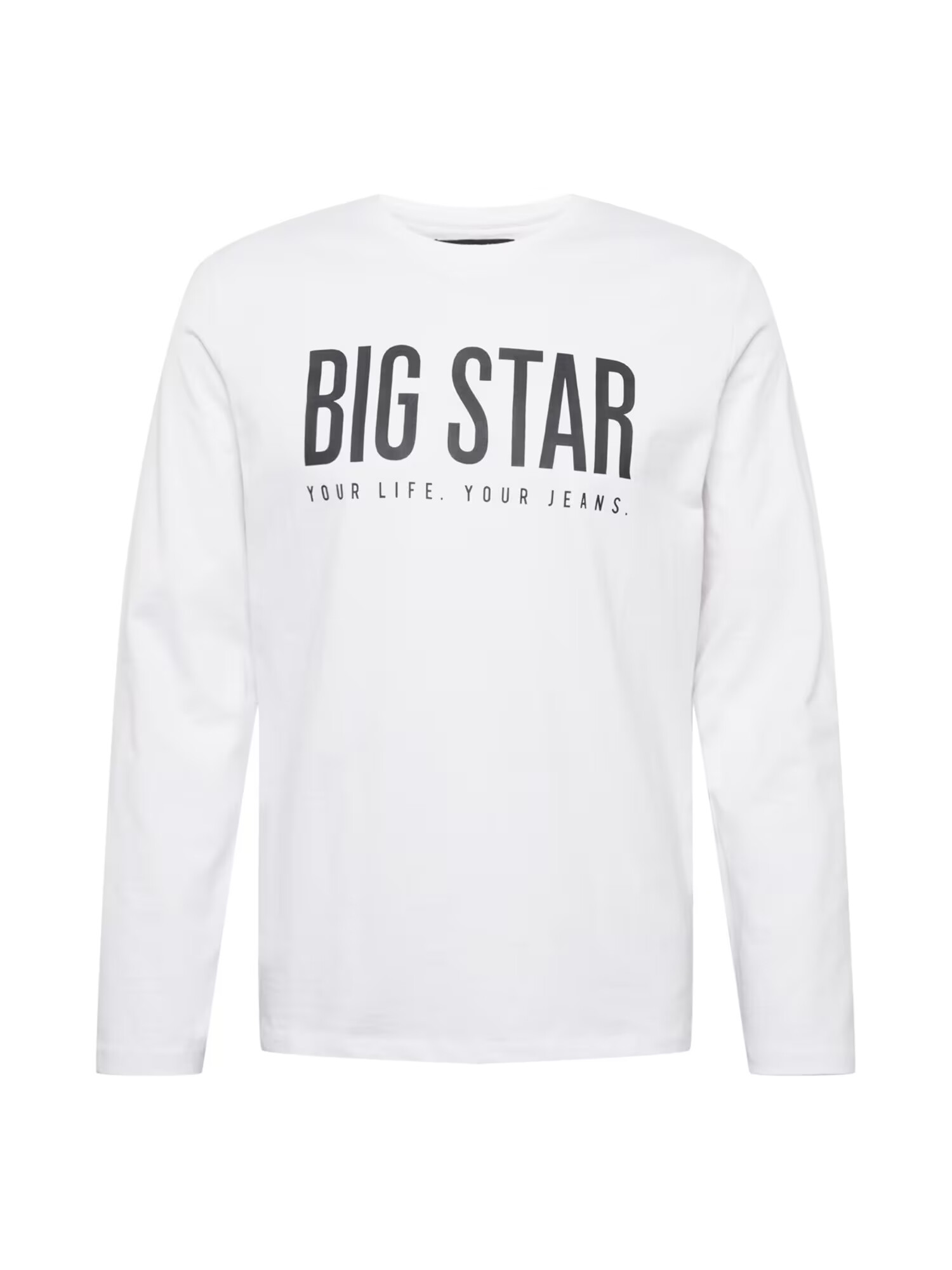 Big Star Majica 'Falibor' bela / antracit - Pepit.si